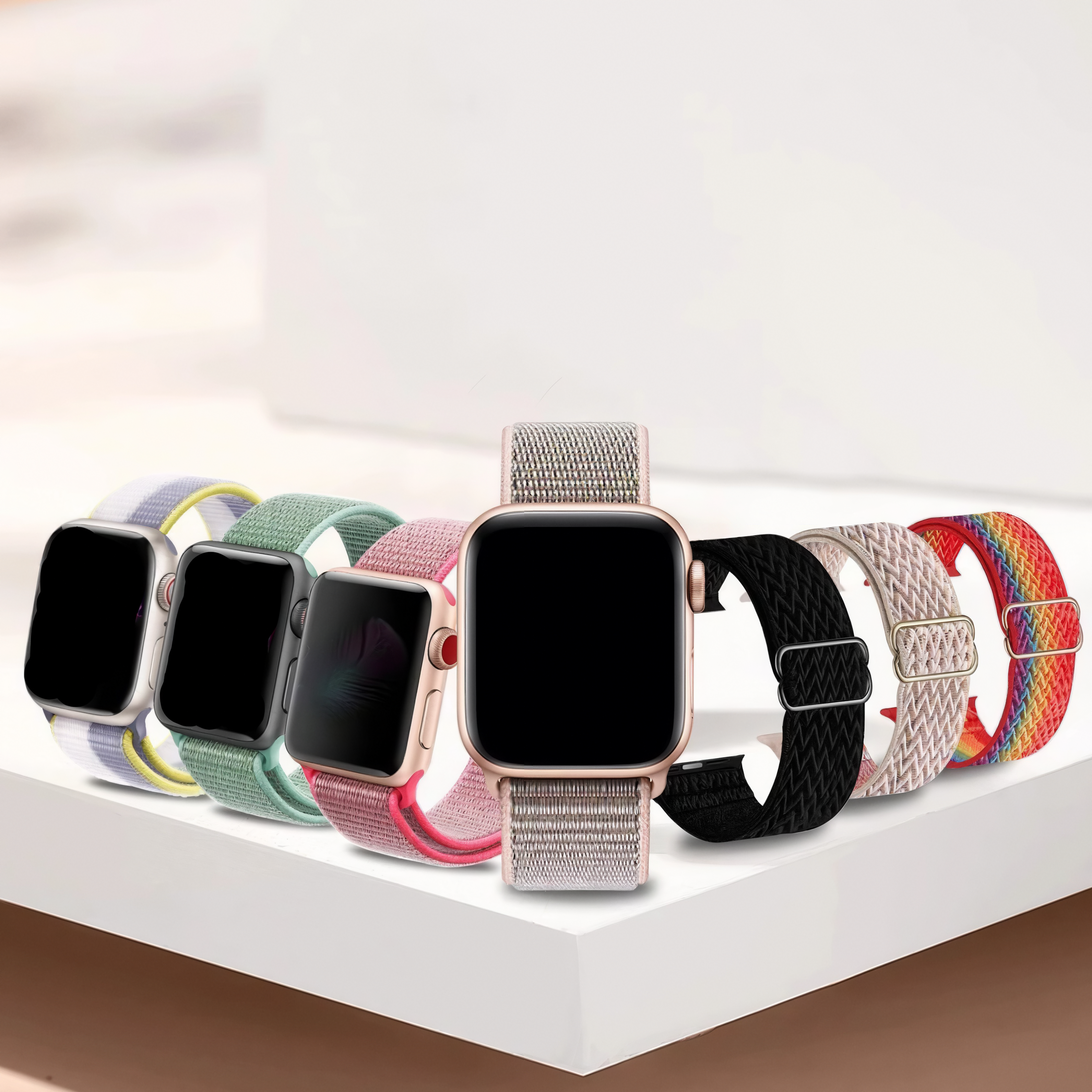 Arden — Nylon Loop (Black) — Apple Watch