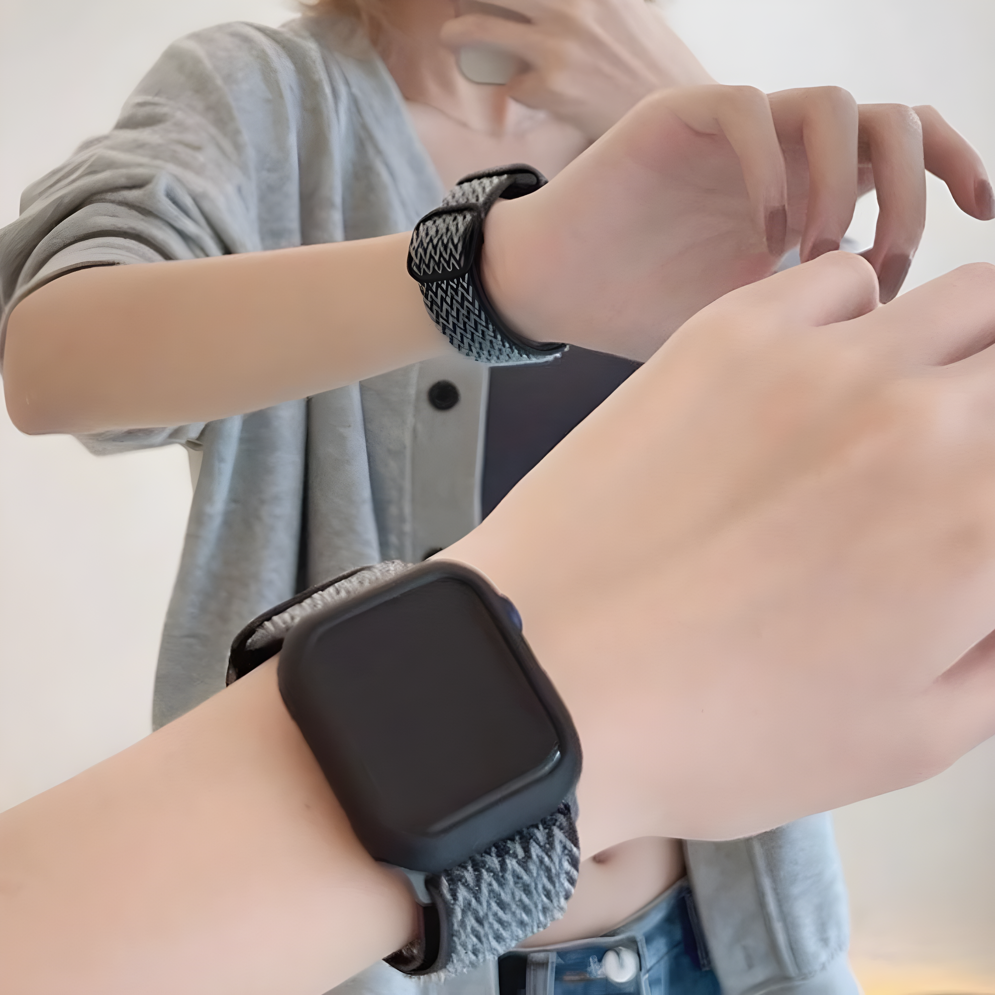 Arden — Nylon Loop (Black) — Apple Watch