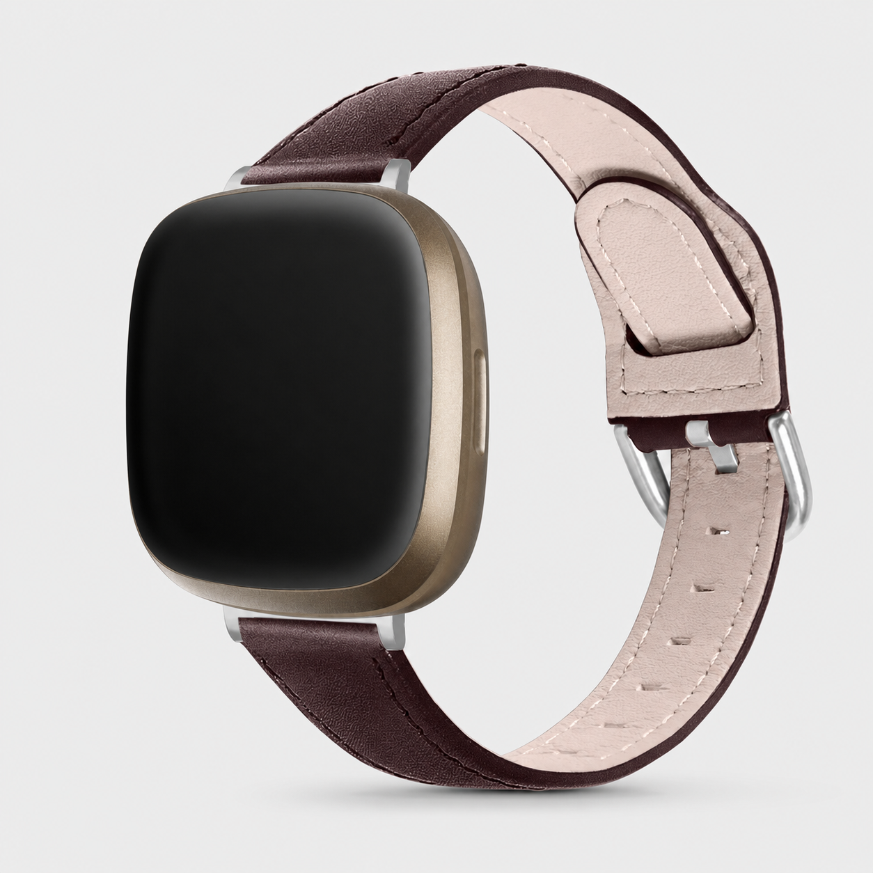 Image of Sutton — Genuine Leather Strap — Fitbit Versa 3/4 & Sense 1/2