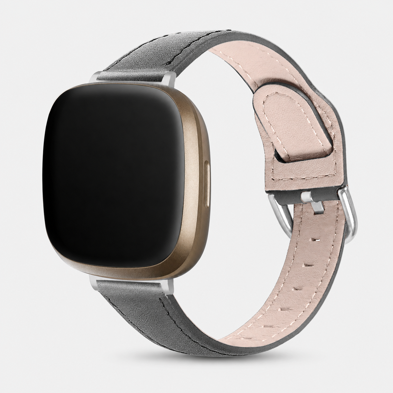 Image of Sutton — Genuine Leather Strap — Fitbit Versa 3/4 & Sense 1/2