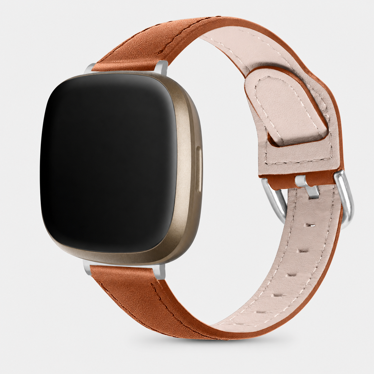 Image of Sutton — Genuine Leather Strap — Fitbit Versa 3/4 & Sense 1/2