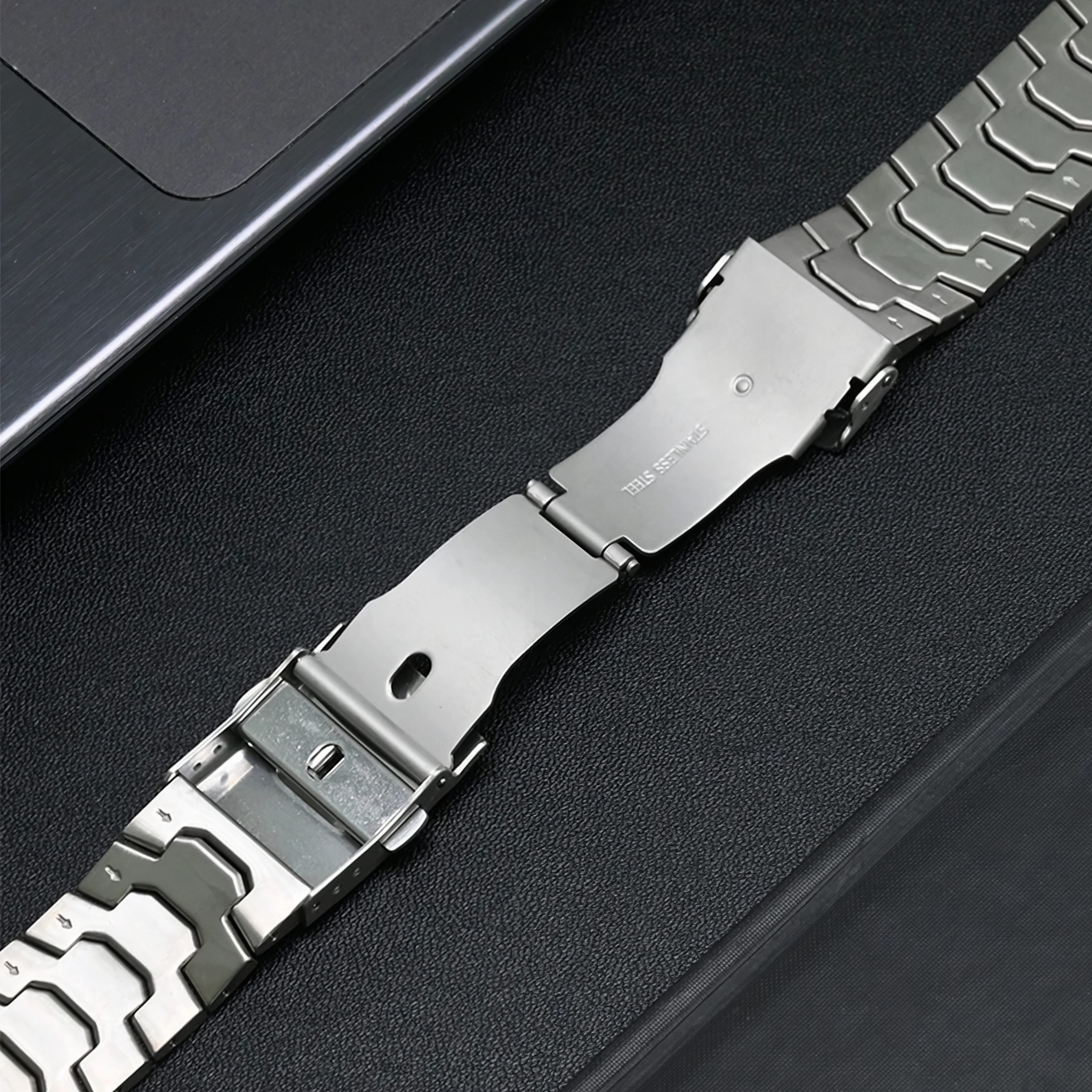 Kryos — Stainless Link (Black) — Samsung Watch Ultra