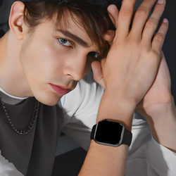 Image of Halo — Silicone Sport Band (Black) — Apple Watch