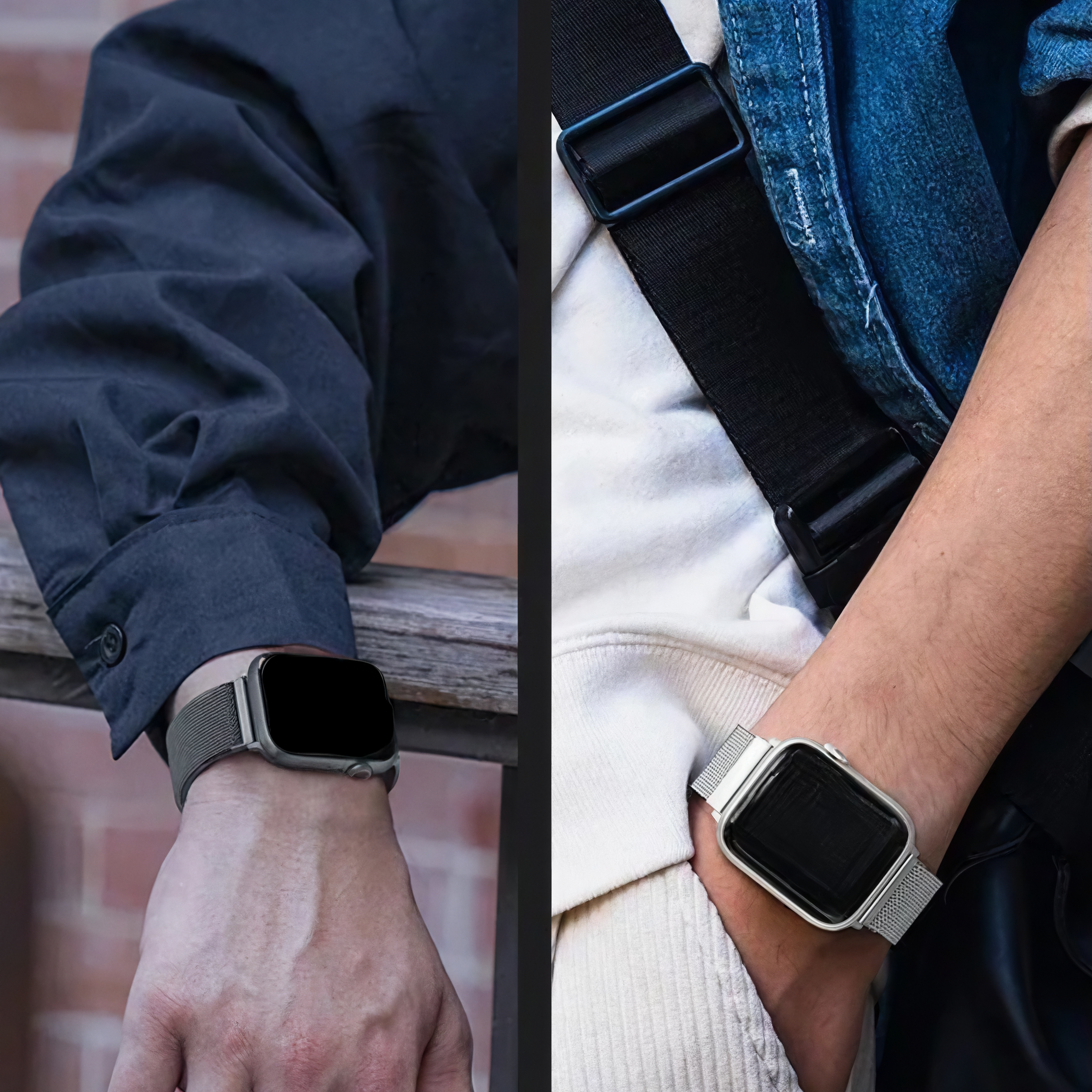 Vayra — Magnetic Milanese (Black) — Apple Watch