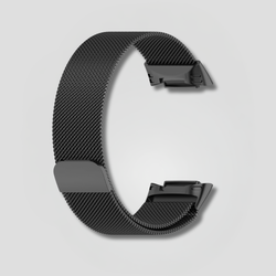 Image of Fitbit - Milanese Stainless Steel Strap - Black