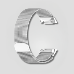 Image of Fitbit - Milanese Stainless Steel Strap - Silver