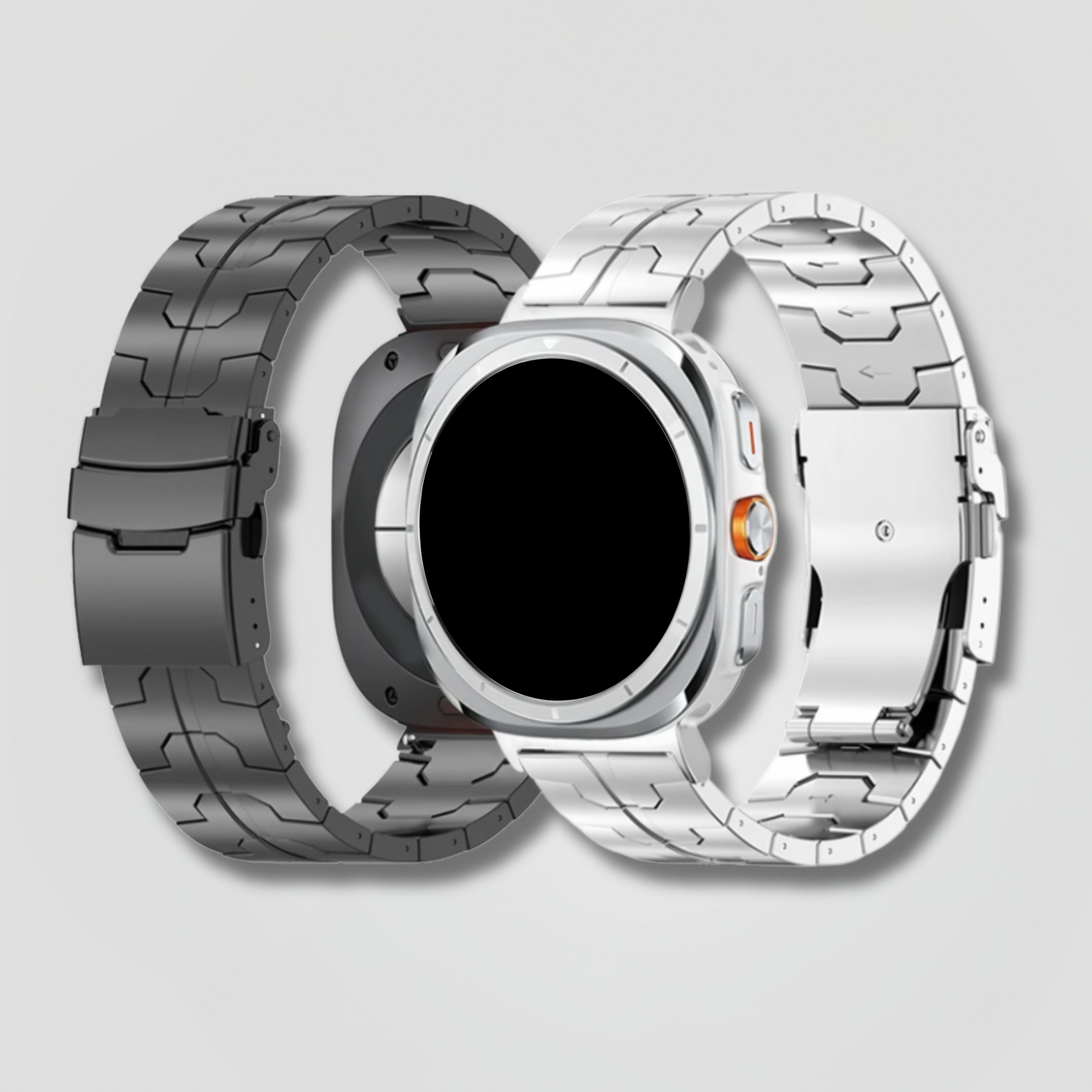 Kryos — Stainless Link (Black) — Samsung Watch Ultra