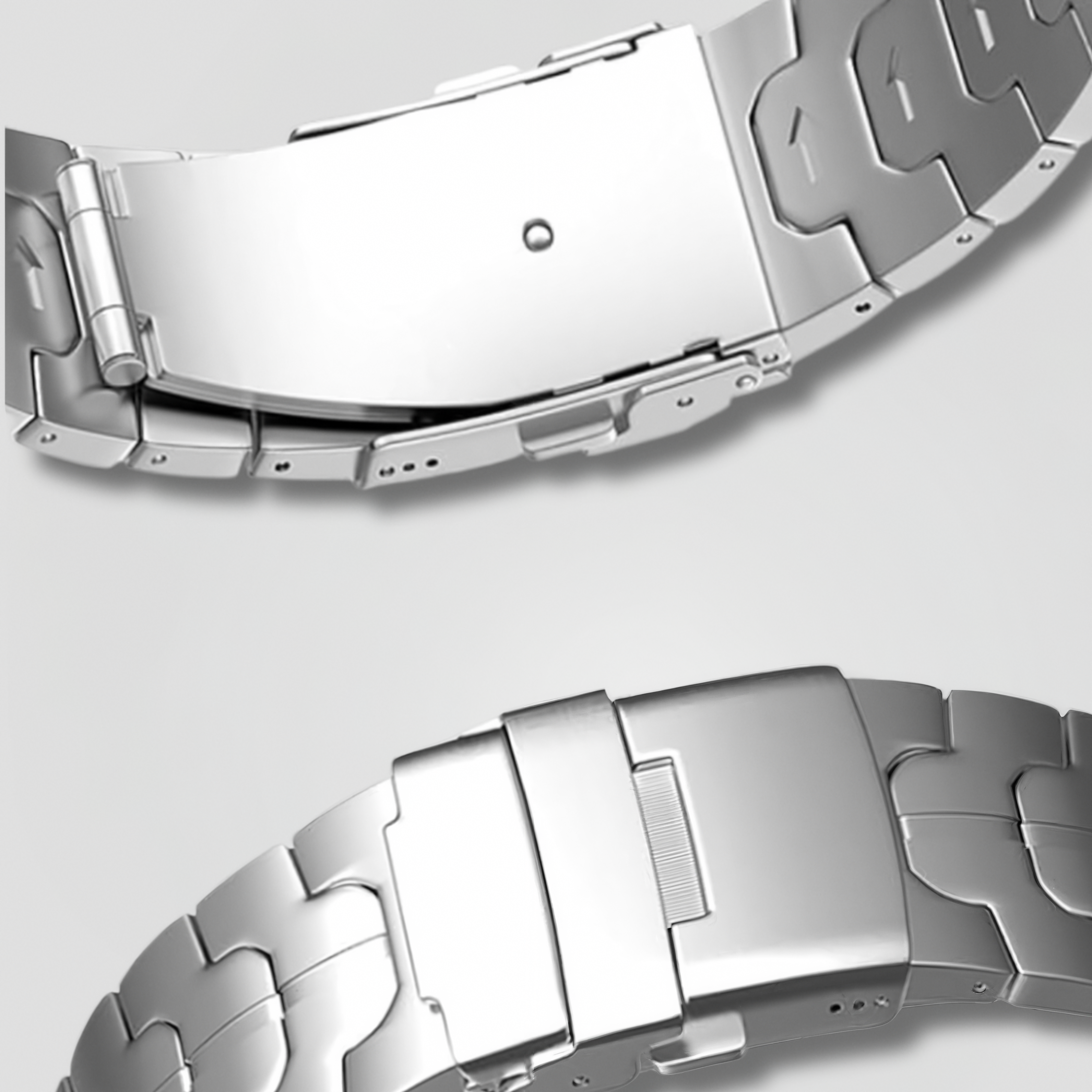 Kryos — Stainless Link (Silver) — Samsung Watch Ultra