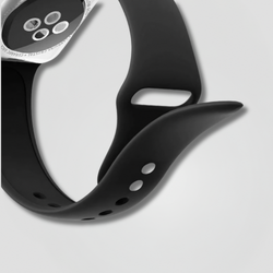 Image of Halo — Silicone Sport Band (Black) — Apple Watch