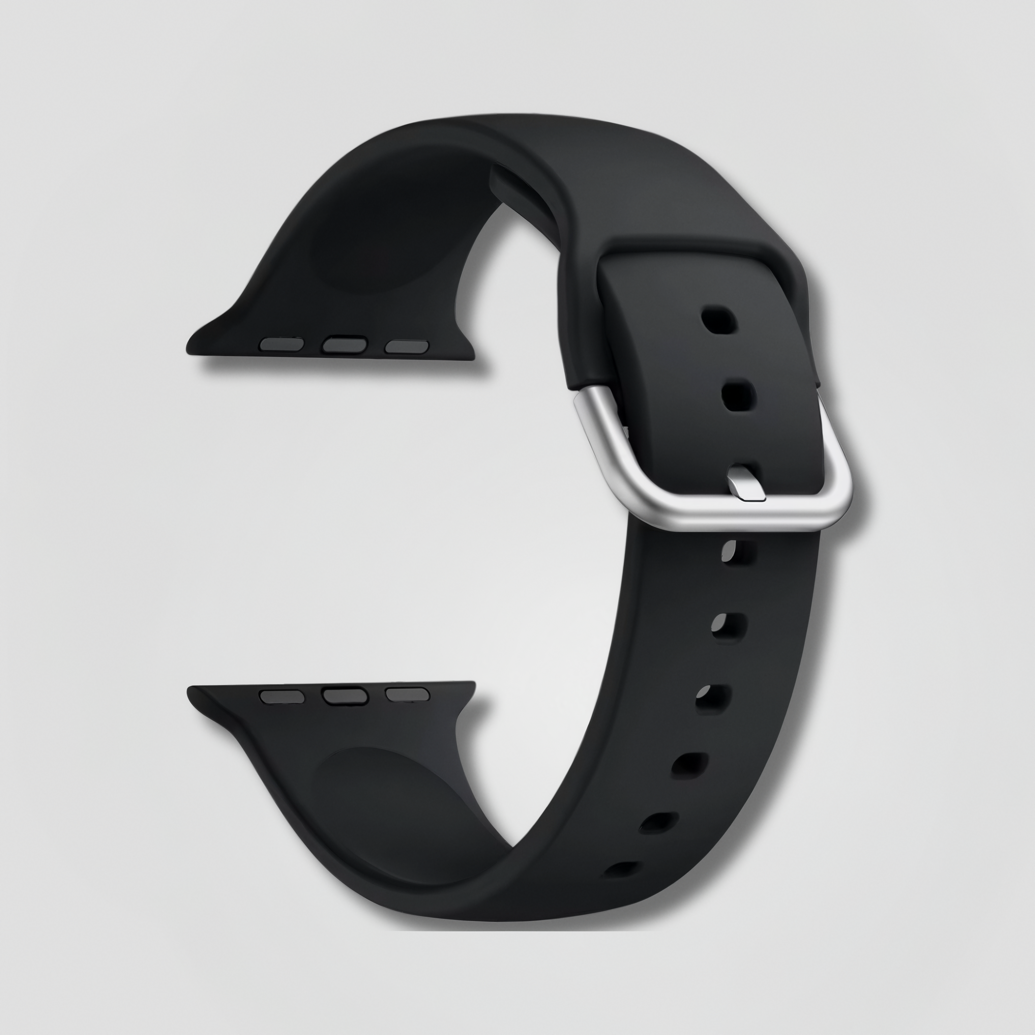 Arc — Silicone Sport Band (Black) — Apple Watch
