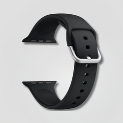 Image of Arc — Silicone Sport Band (Black) — Apple Watch