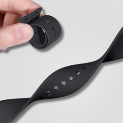 Image of Halo — Silicone Sport Band (Black) — Apple Watch