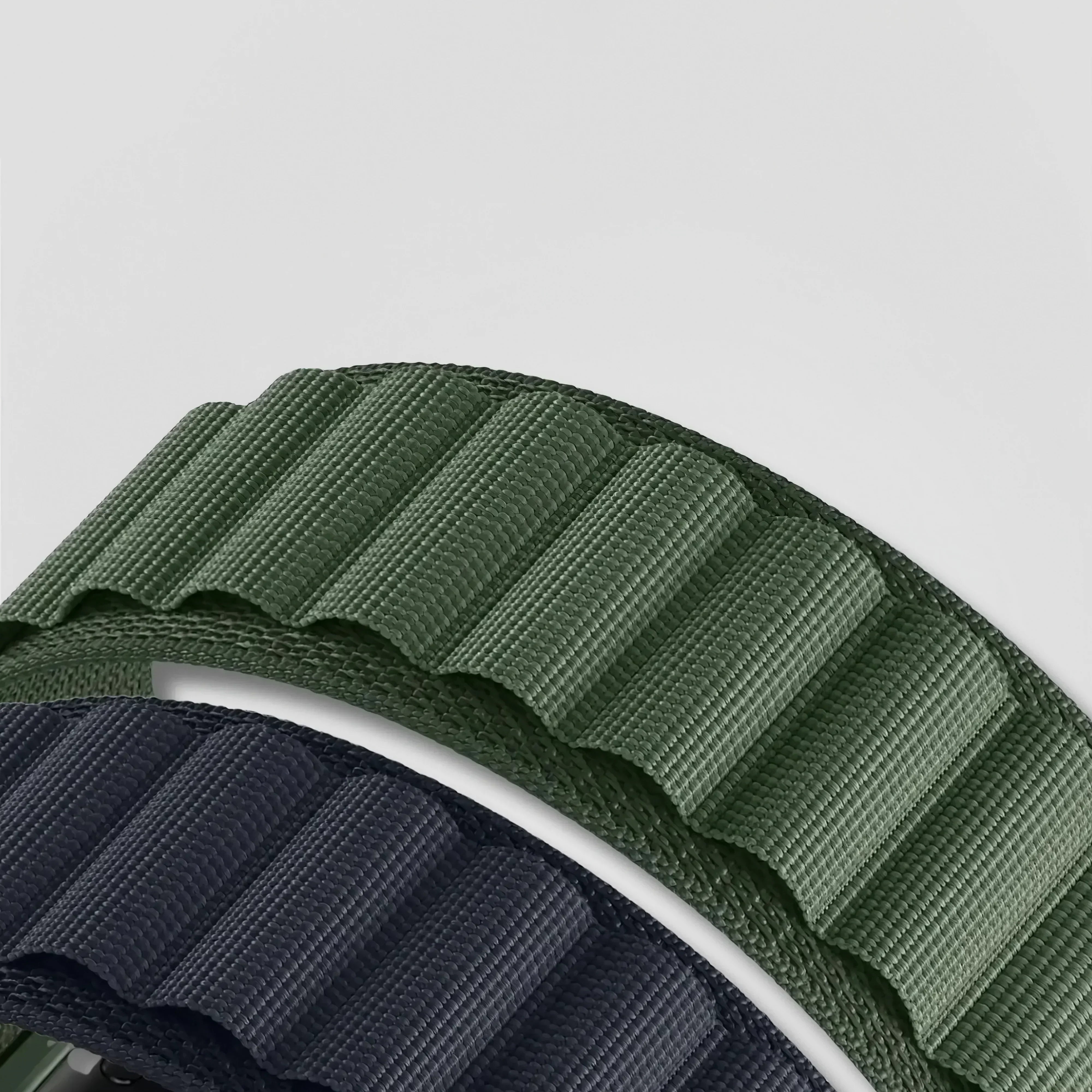 Teral — Nylon Loop (Black & Orange) — Galaxy Watch 8