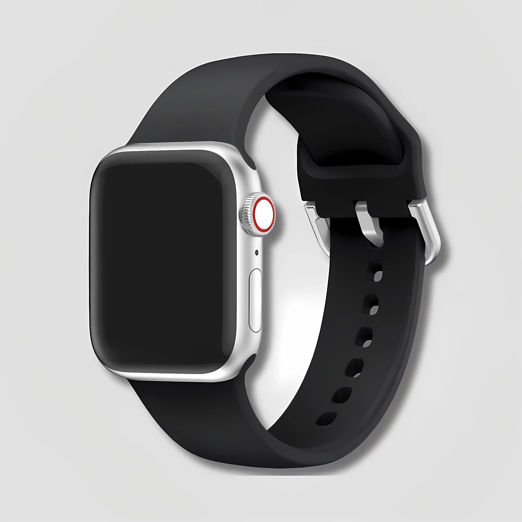 Image of Arc — Silicone Sport Band (Black) — Apple Watch - Nothing but Bands