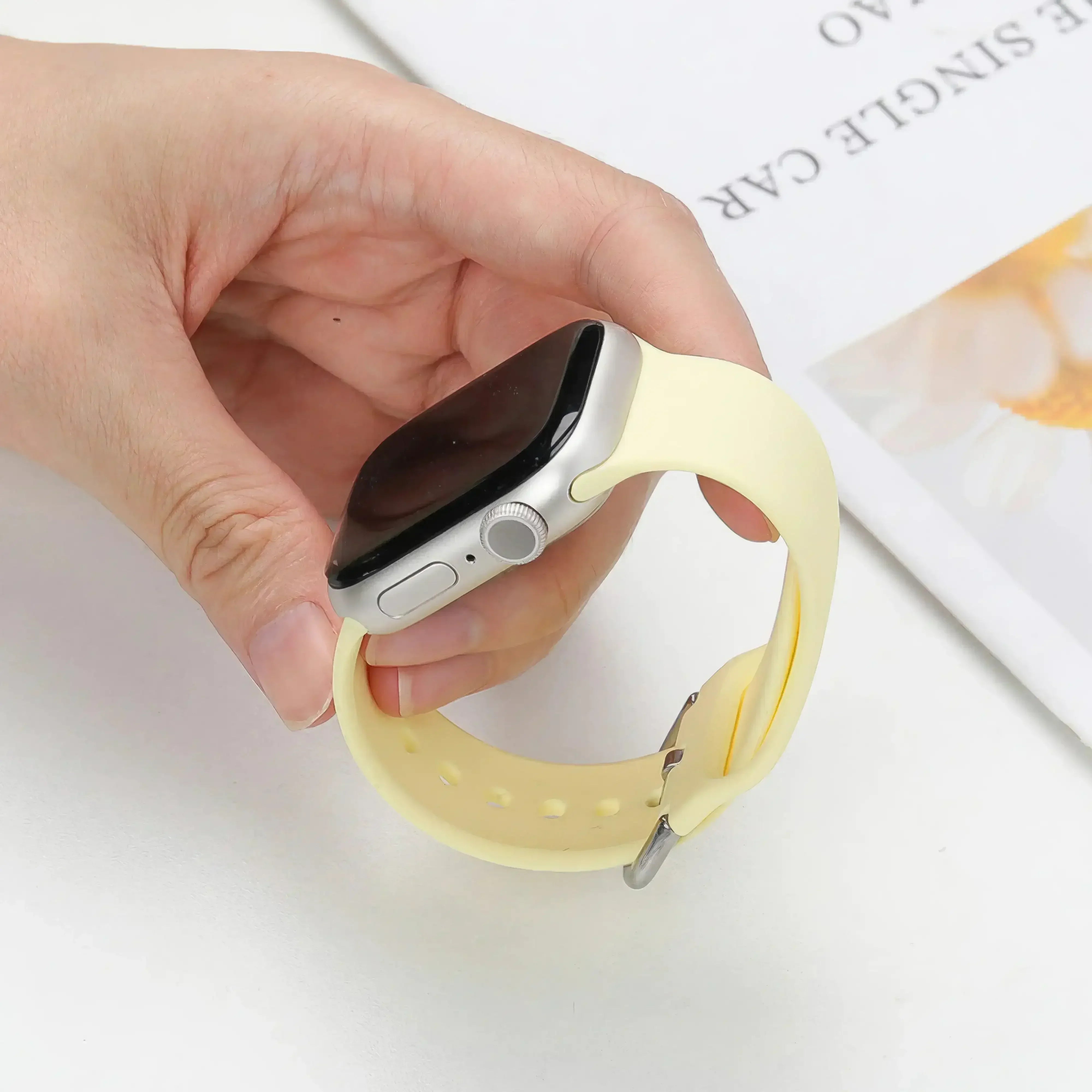 Image of Arc — Silicone Sport Band (Black) — Apple Watch - Nothing but Bands