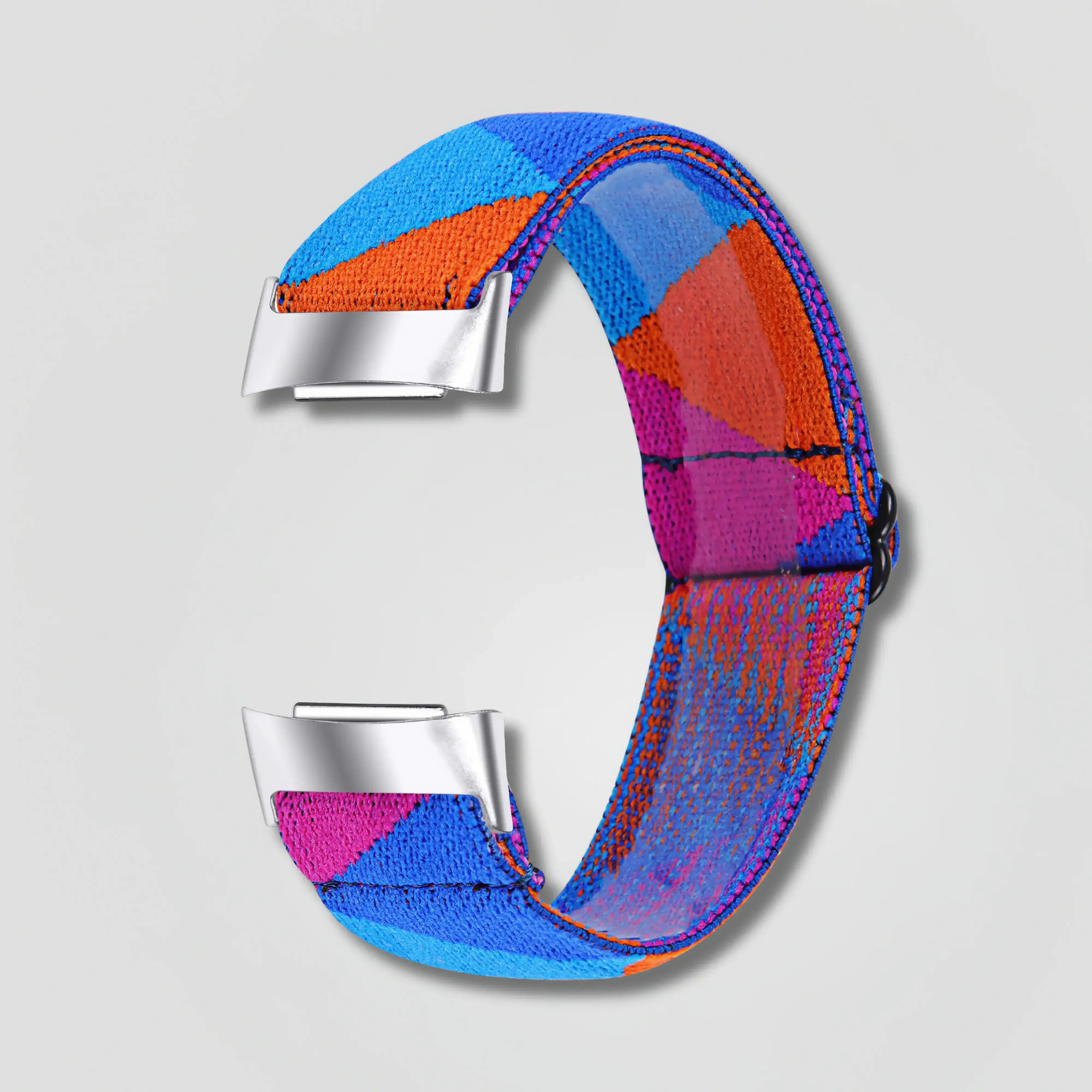 Image of Arden — Nylon Loop (Blue & Pink) — Fitbit Charge 5/6 - Nothing but Bands