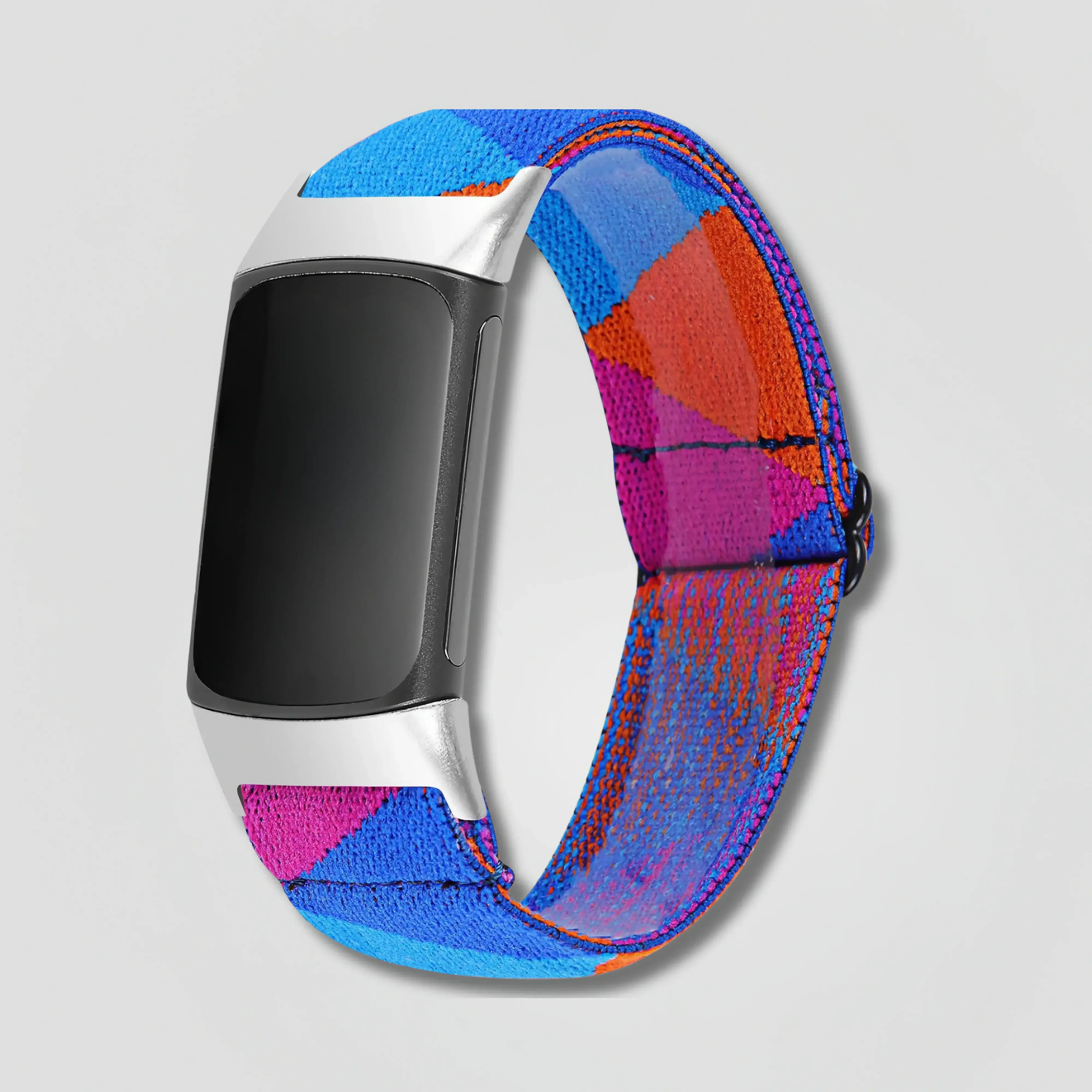 Image of Arden — Nylon Loop (Blue & Pink) — Fitbit Charge 5/6 - Nothing but Bands