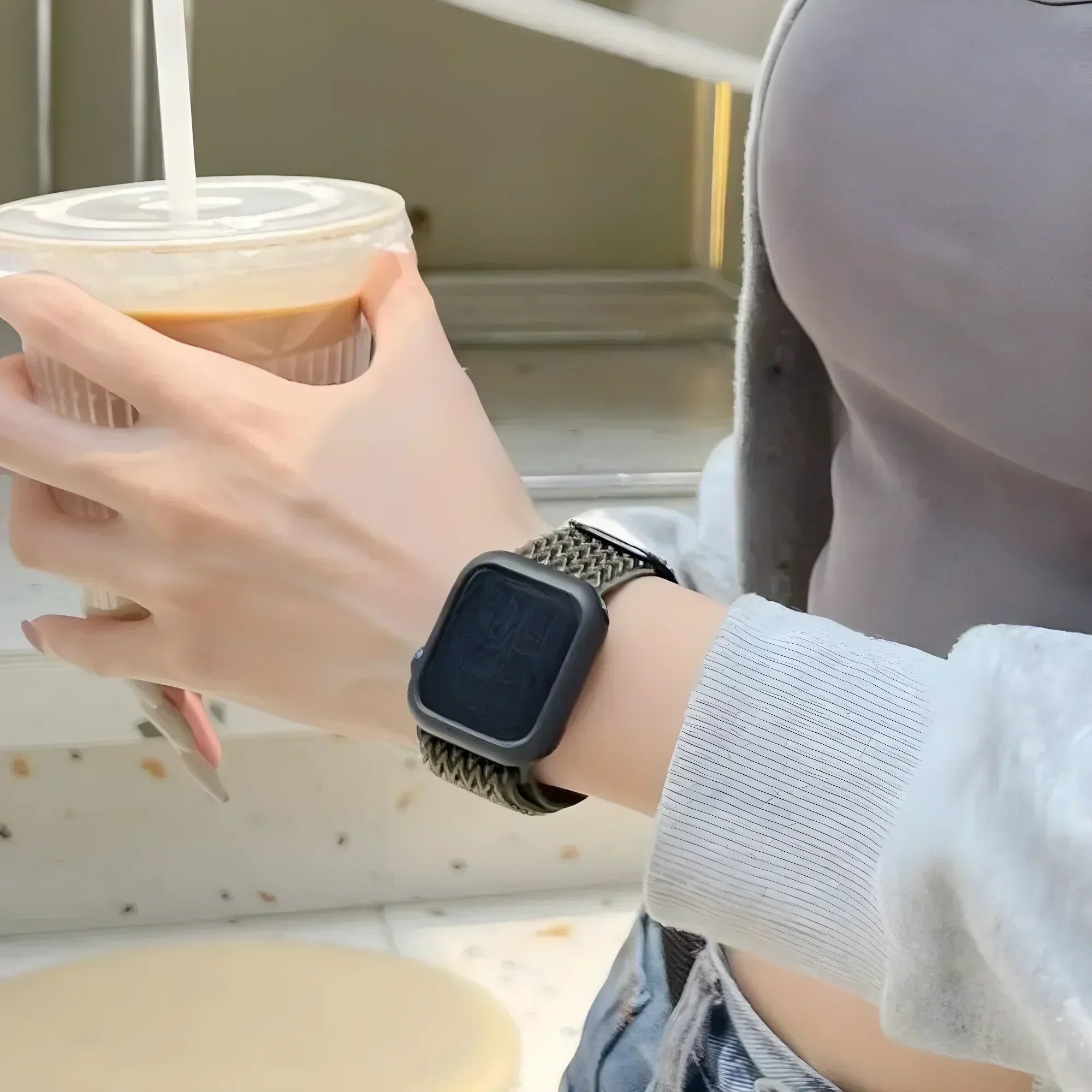 Arden — Nylon Loop (Olive) — Apple Watch - Nothing but Bands