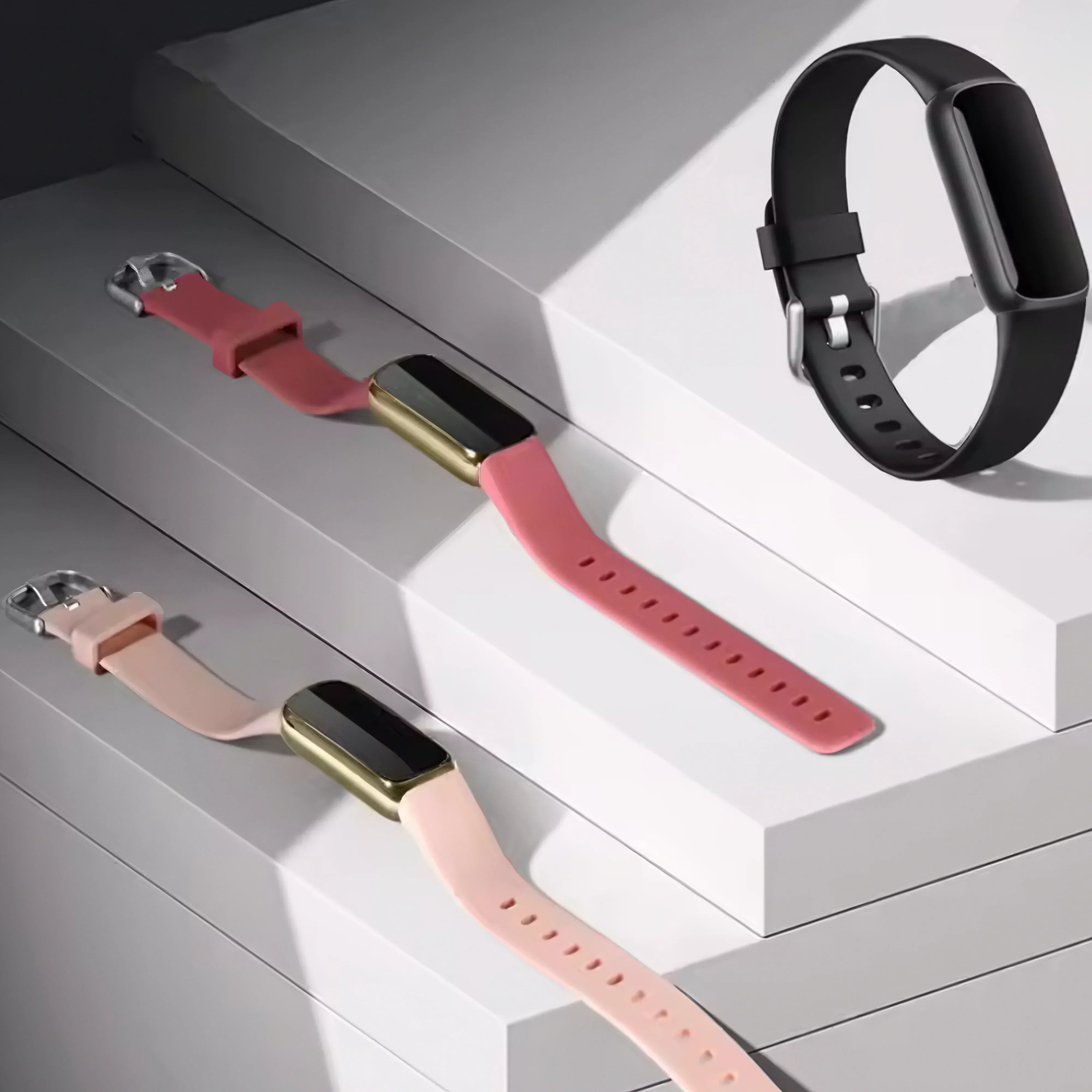 Drift — Silicone Sport Band (Black) — Fitbit Lux - Nothing but Bands