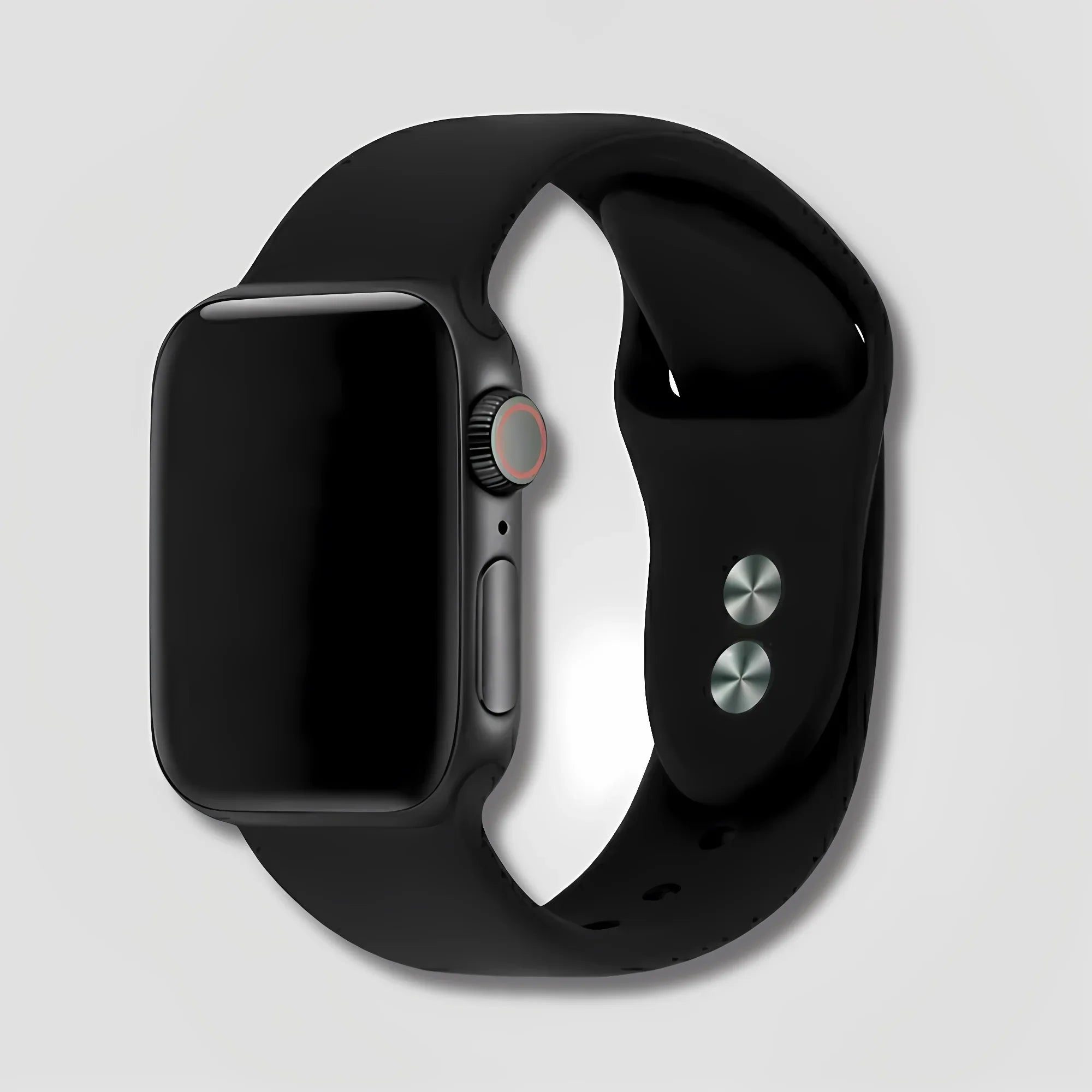 Image of Halo — Silicone Sport Band (Black) — Apple Watch - Nothing but Bands