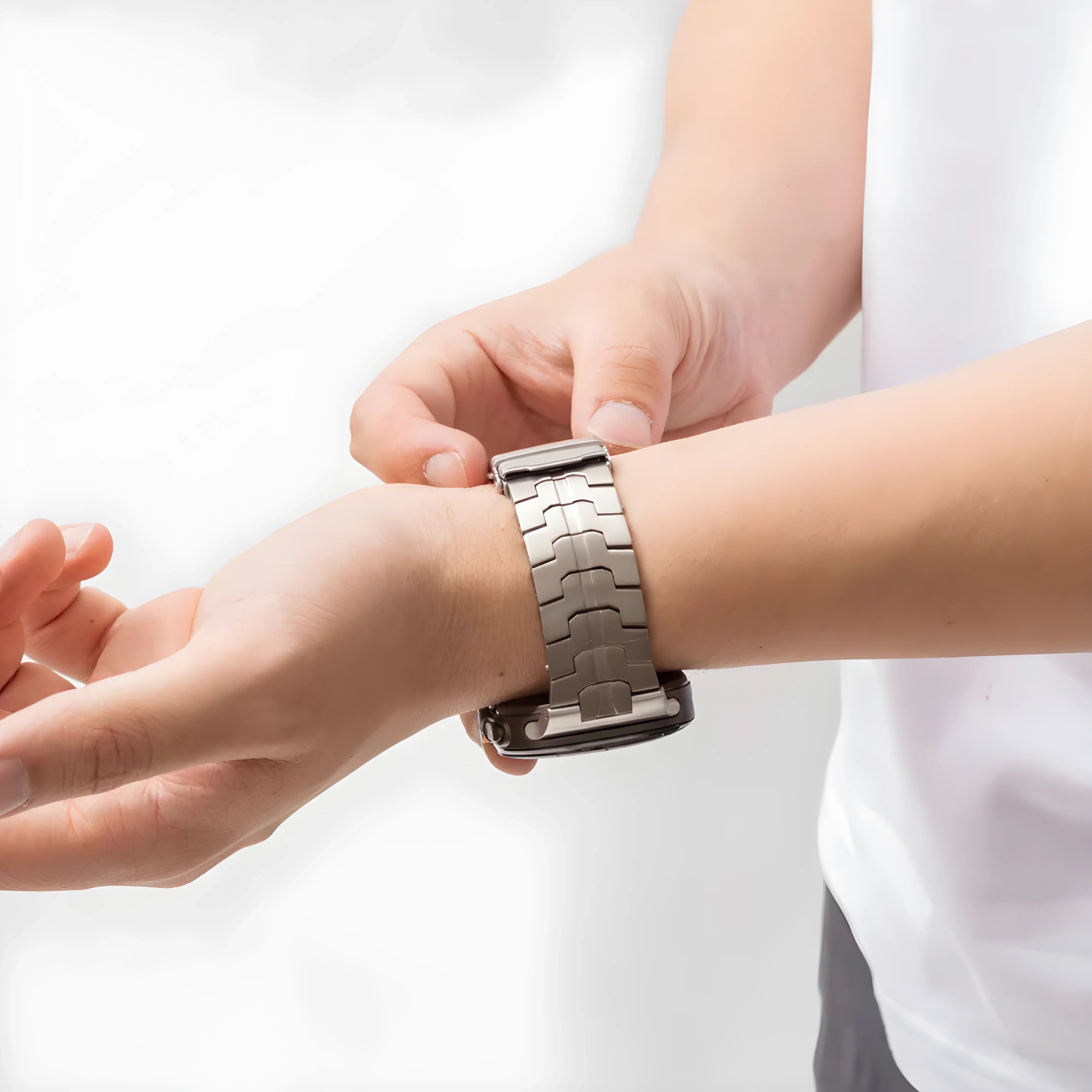 Image of Kryos — Stainless Link (Black) — Galaxy Watch 8 - Nothing but Bands