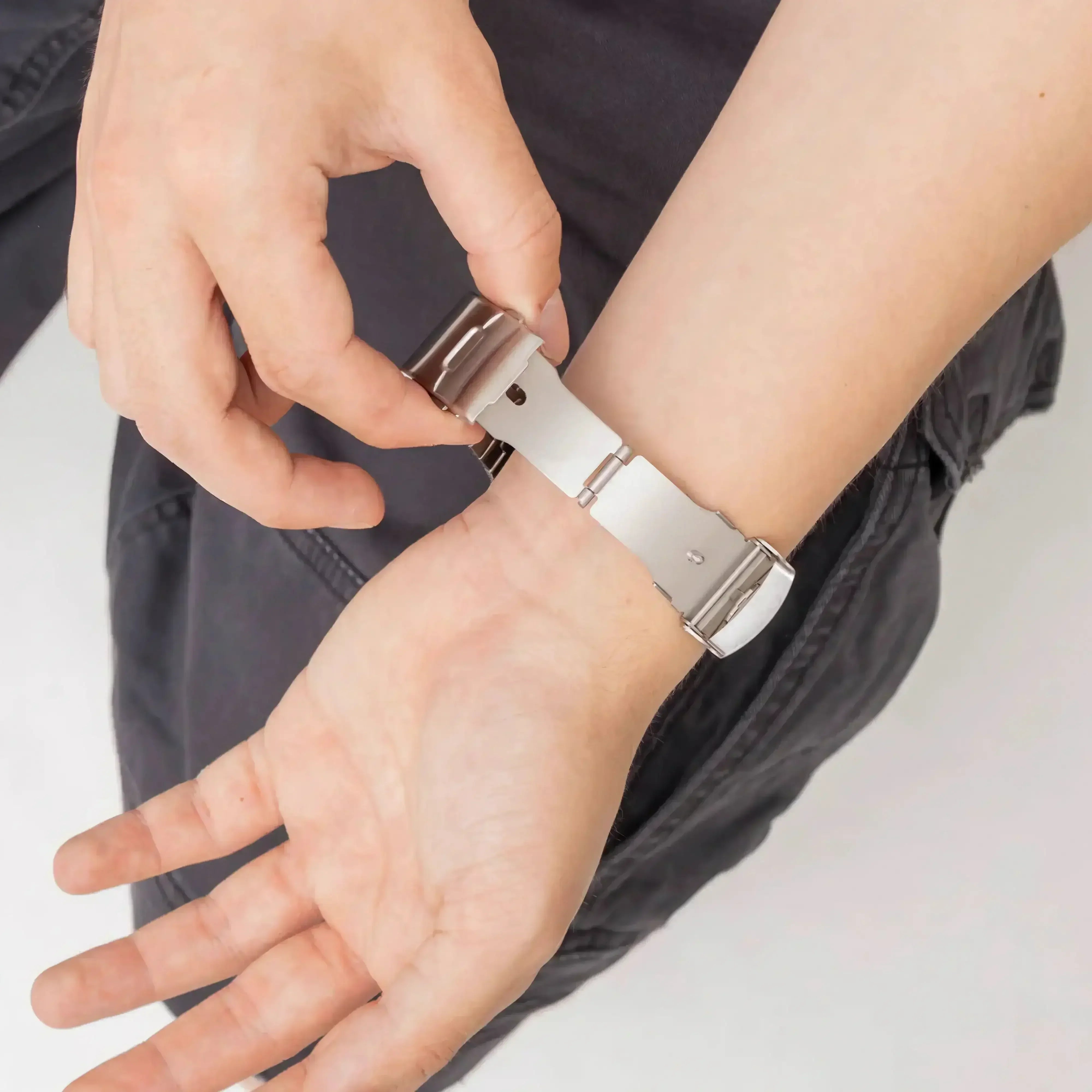 Image of Kryos — Stainless Link (Silver) — Galaxy Watch Ultra - Nothing but Bands