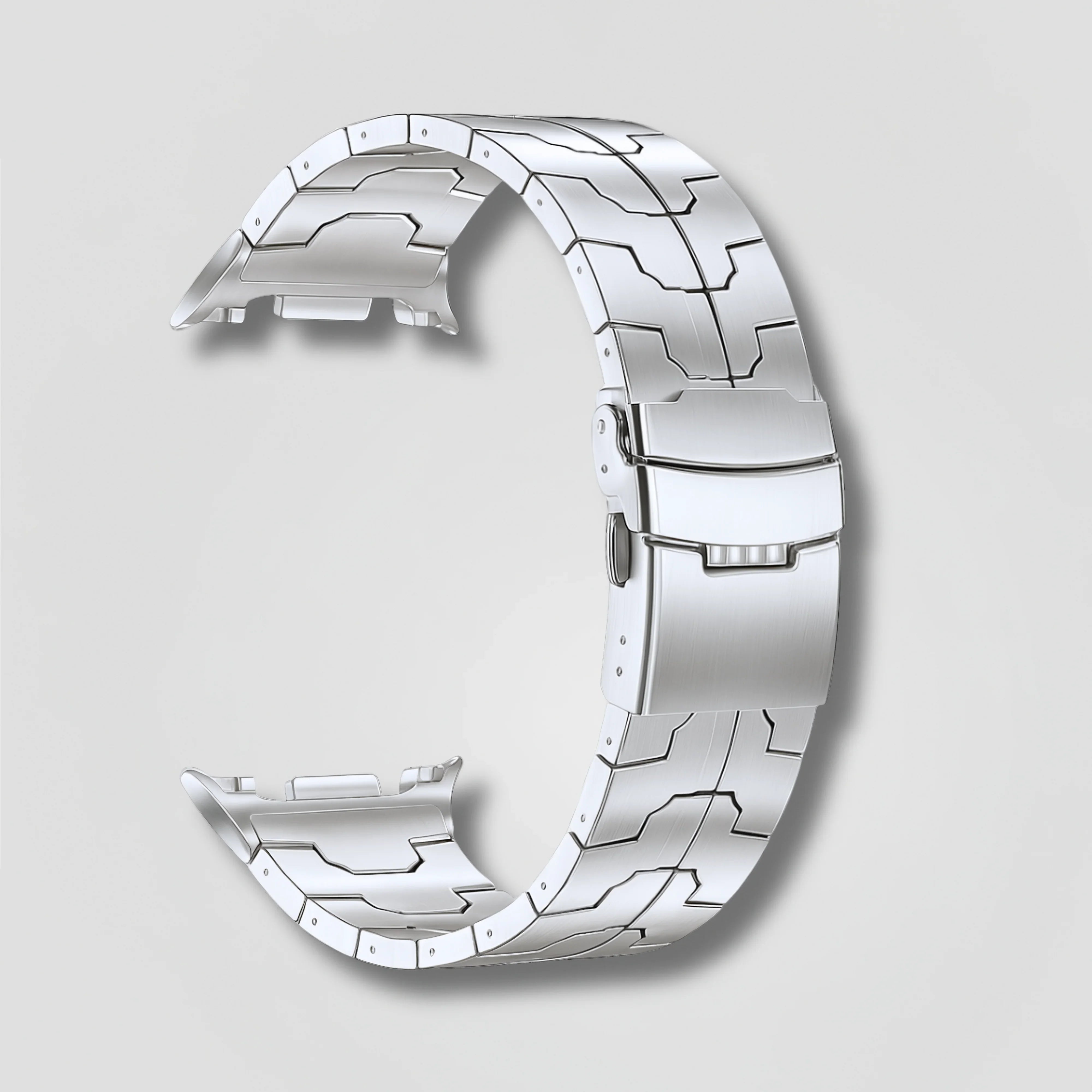 Kryos — Stainless Link (Silver) — Galaxy Watch 8 - Nothing but Bands