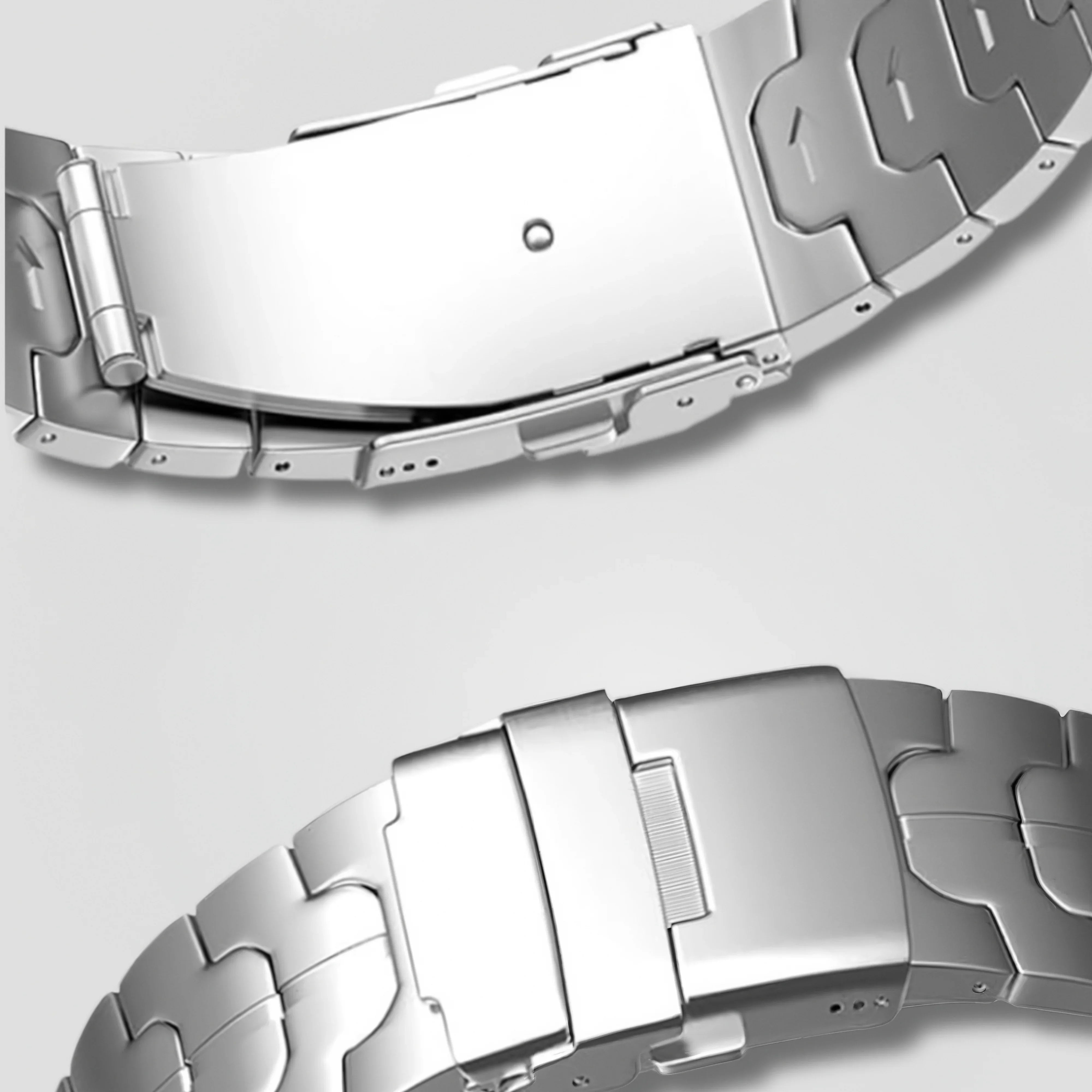 Image of Kryos — Stainless Link (Silver) — Galaxy Watch 8 - Nothing but Bands