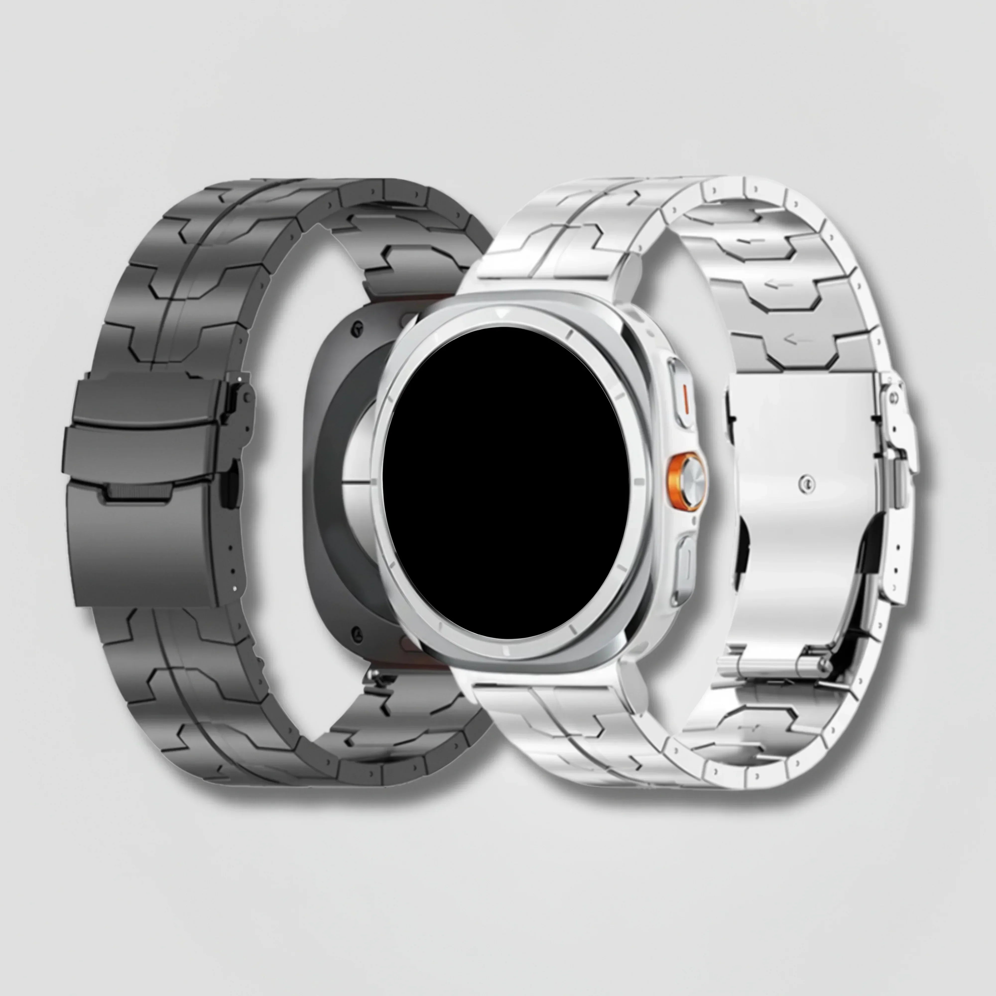 Kryos — Stainless Link (Silver) — Samsung Watch Ultra - Nothing but Bands