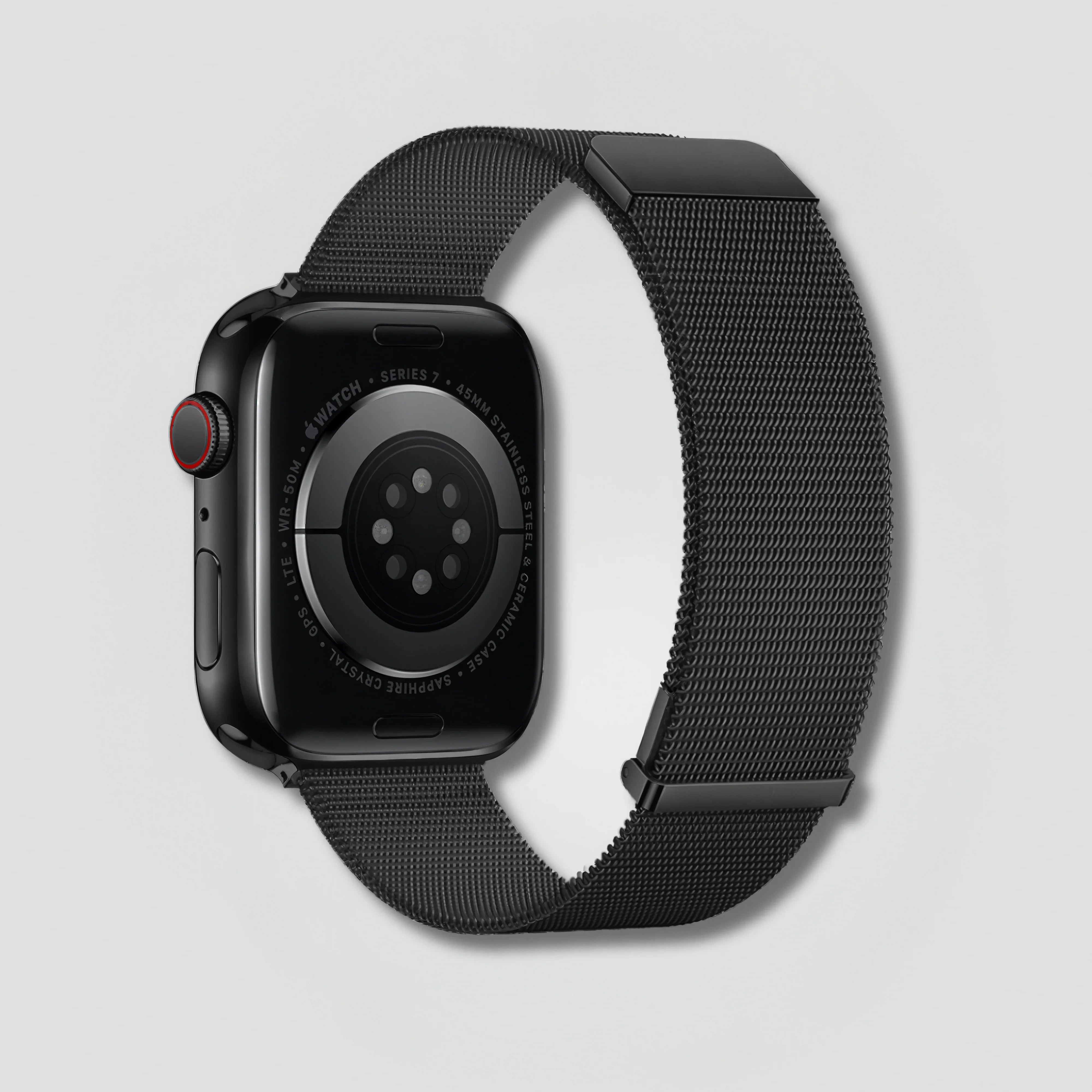 Image of Lunor — Magnetic Milanese (Black) — Apple Watch - Nothing but Bands