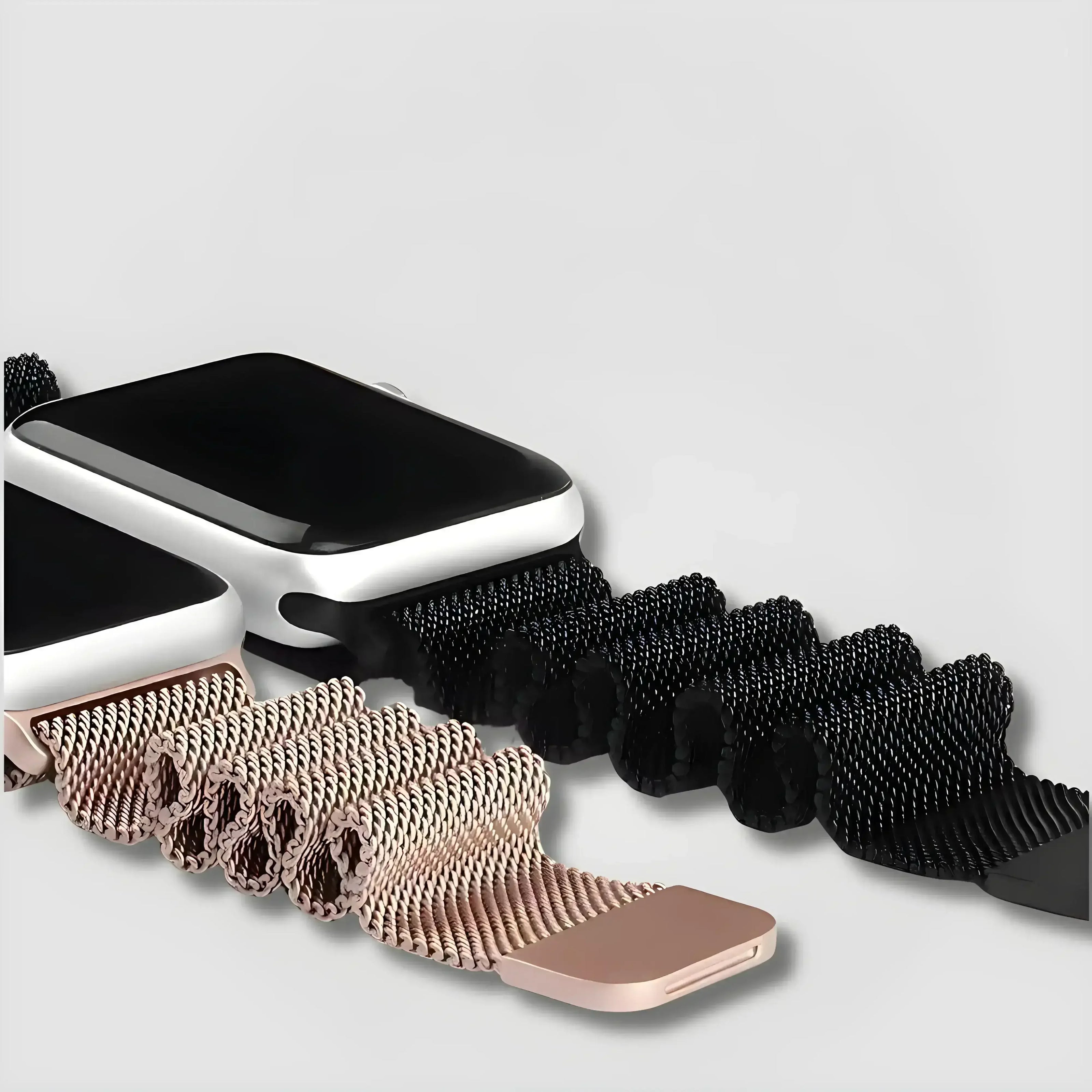 Lunor — Magnetic Milanese (Rose Gold) — Apple Watch - Nothing but Bands