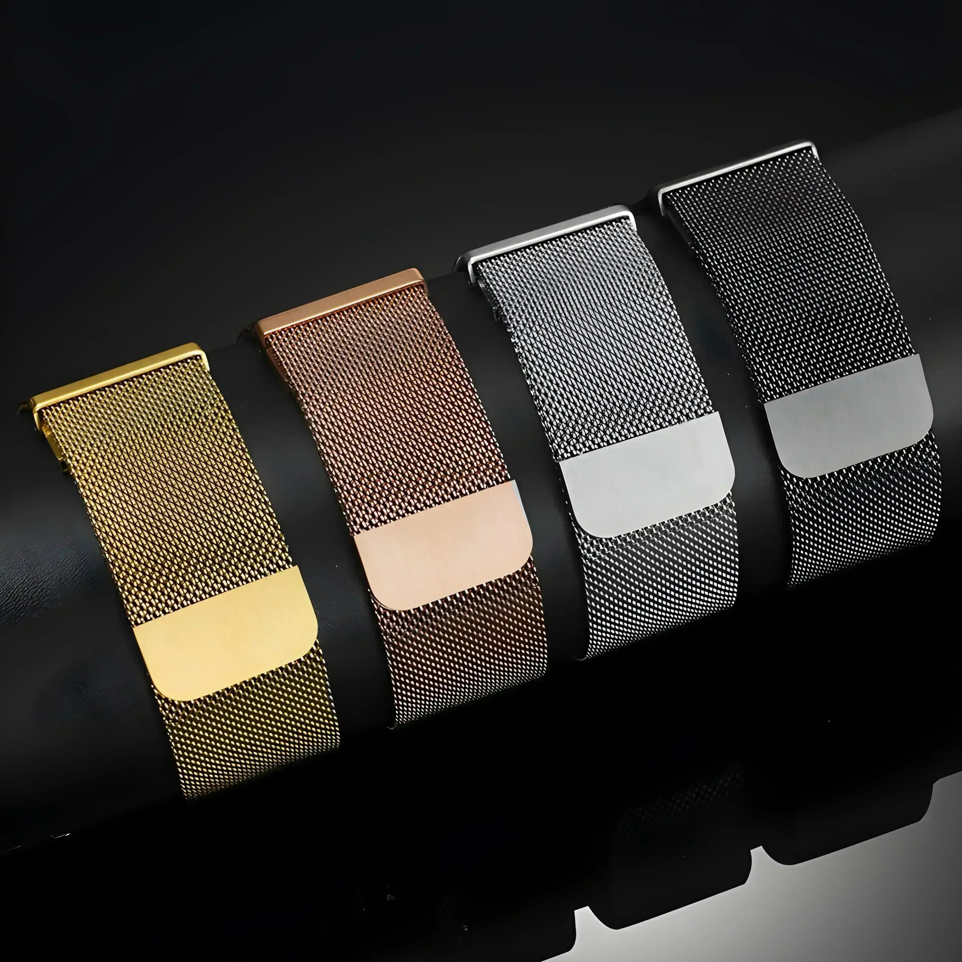 Image of Lunor — Magnetic Milanese (Rose Gold) — Apple Watch - Nothing but Bands