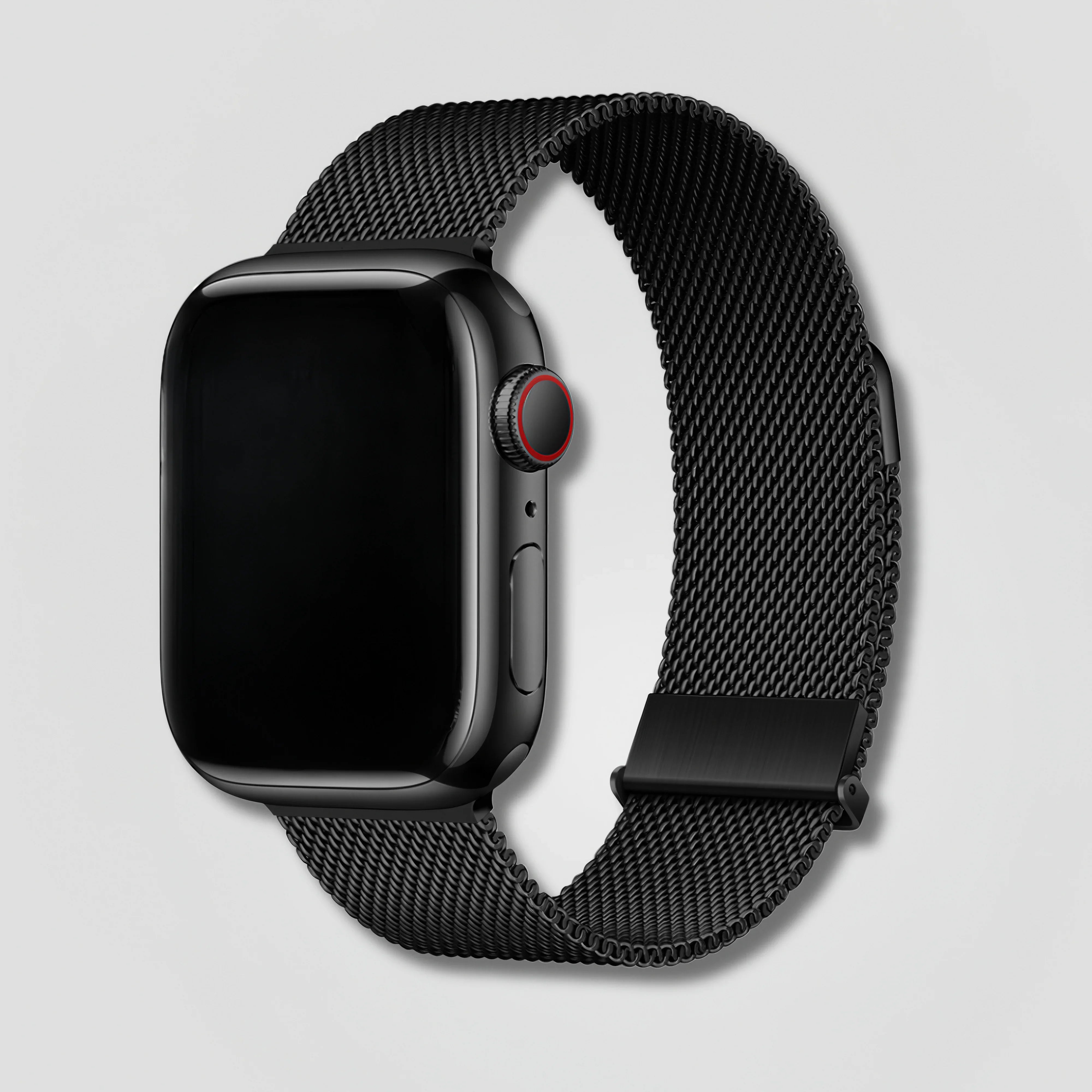 Lunor — Magnetic Milanese (Black) — Apple Watch - Nothing but Bands