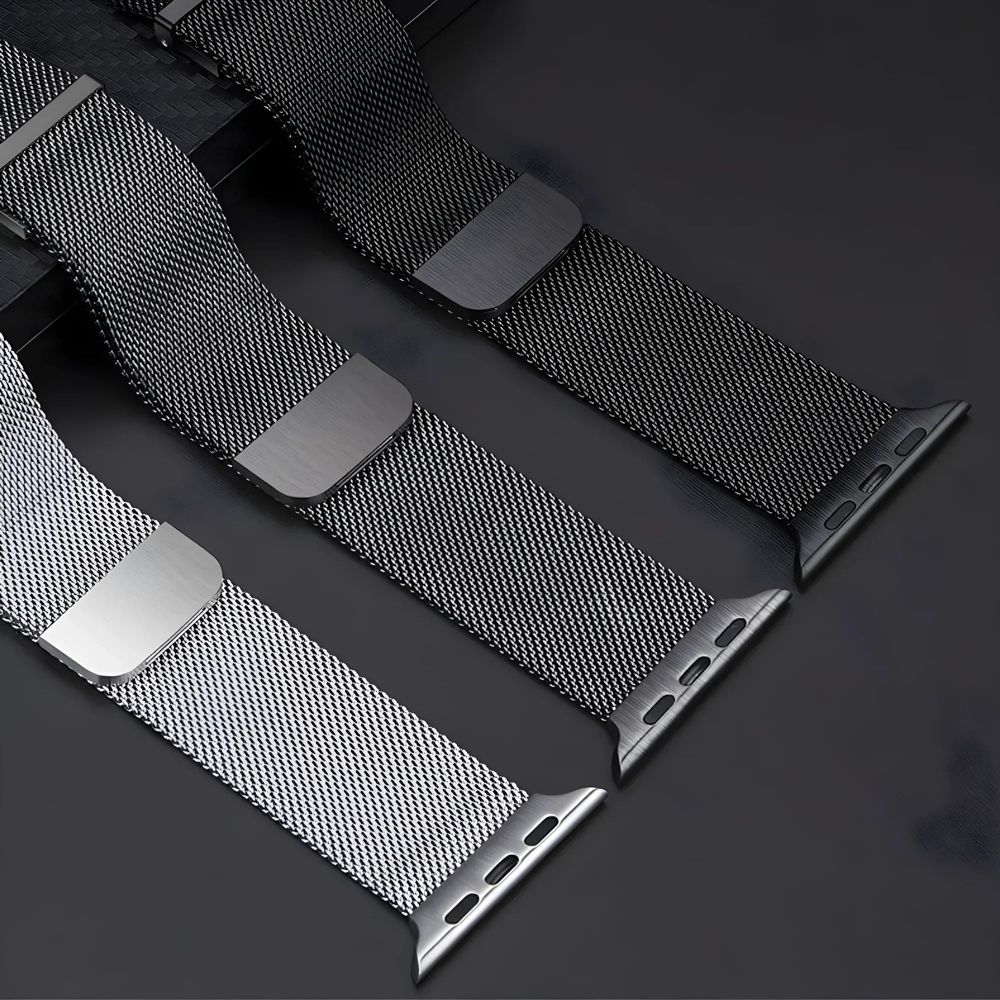 Lunor — Magnetic Milanese (Rose Gold) — Apple Watch - Nothing but Bands