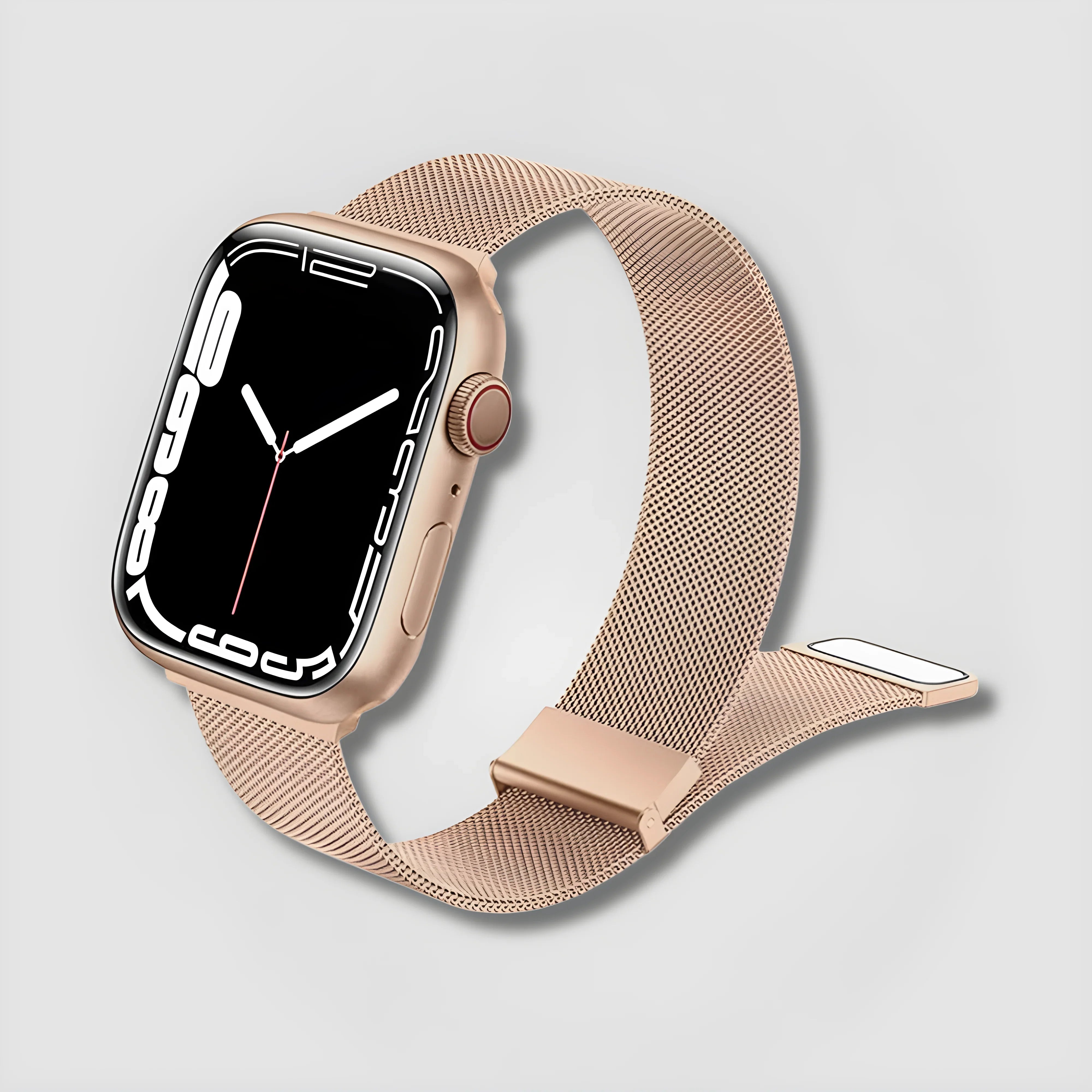 Lunor — Magnetic Milanese (Rose Gold) — Apple Watch - Nothing but Bands