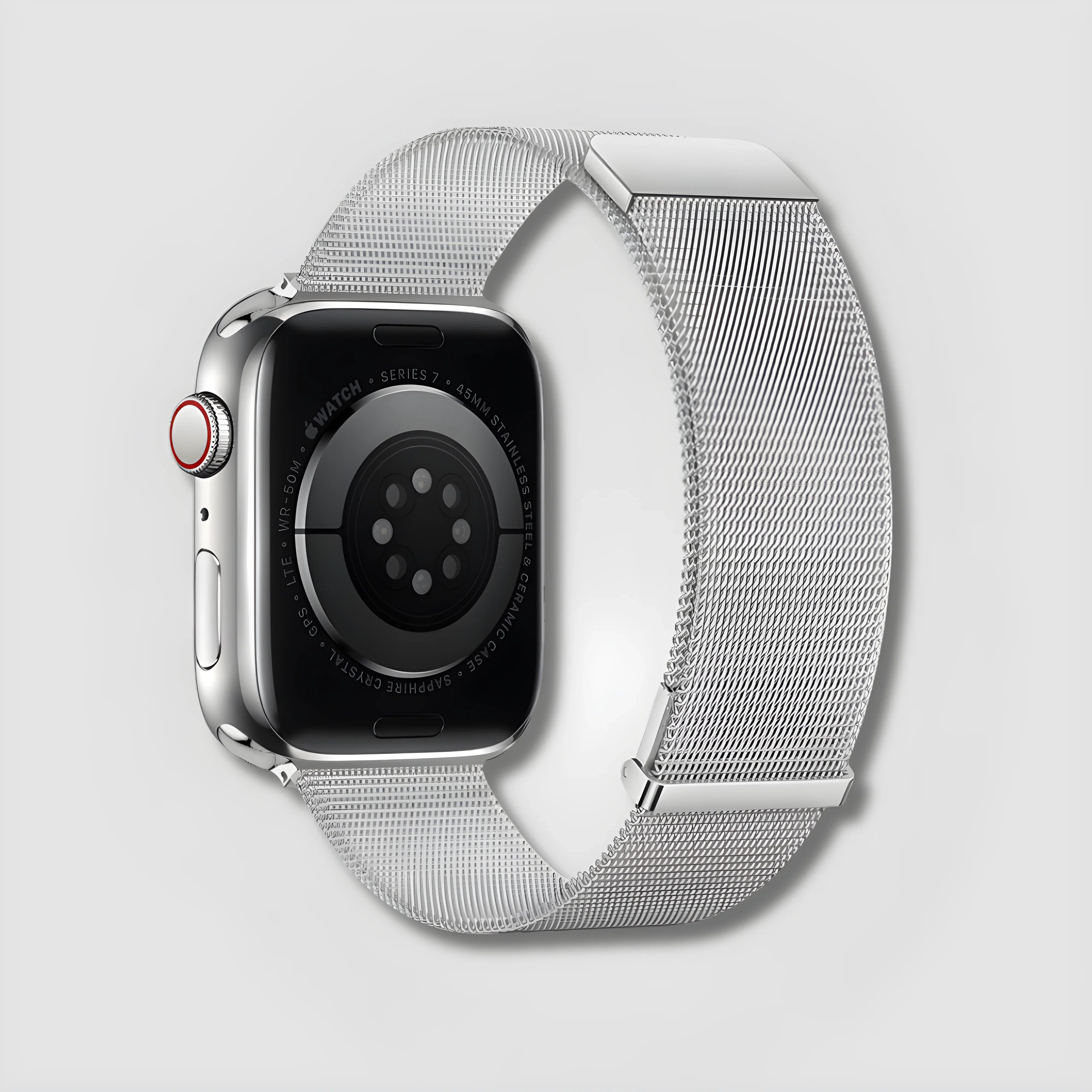 Lunor — Magnetic Milanese (Silver) — Apple Watch - Nothing but Bands