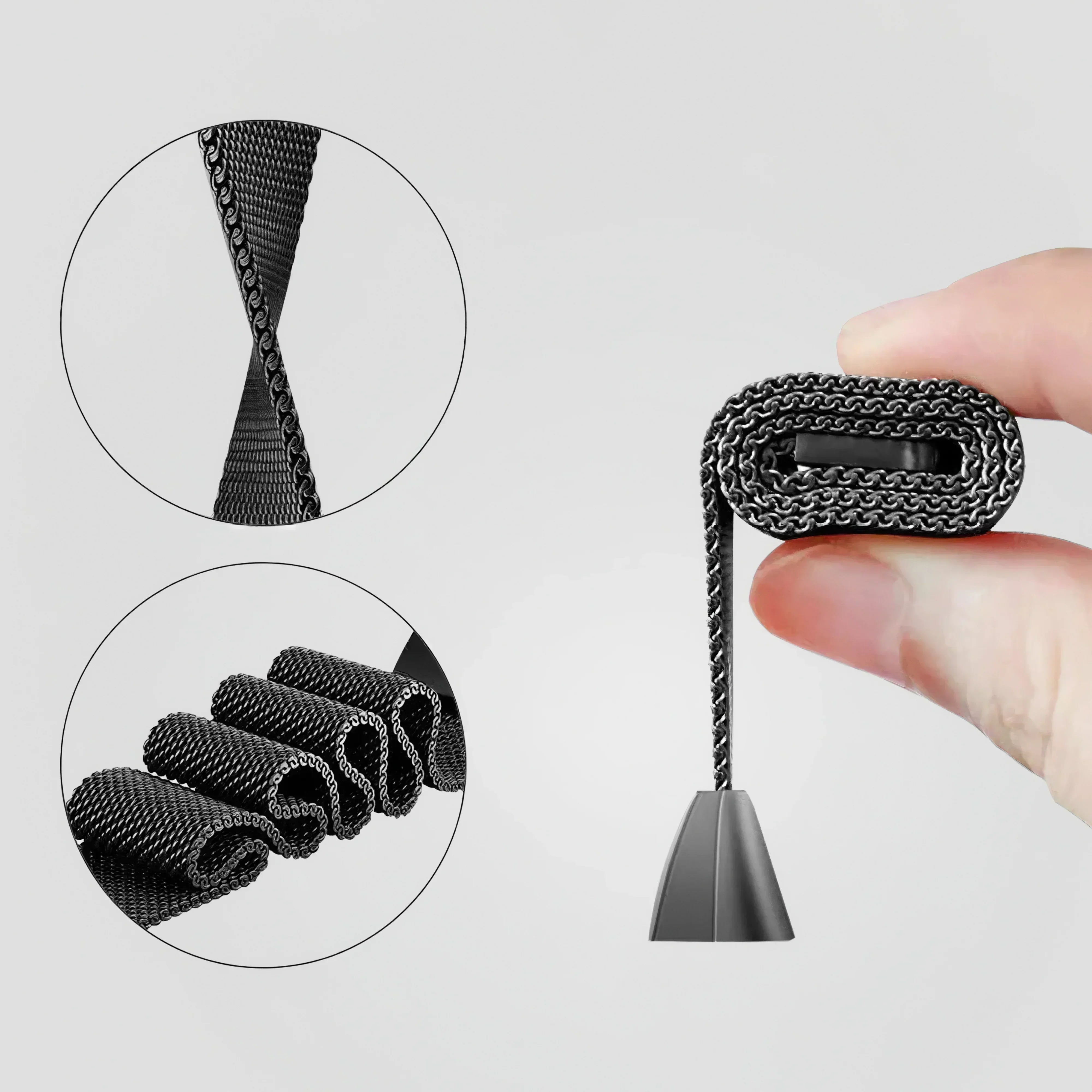 Lurea — Magnetic Milanese (Opal Chrome) — Fitbit Charge 3/4 - Nothing but Bands