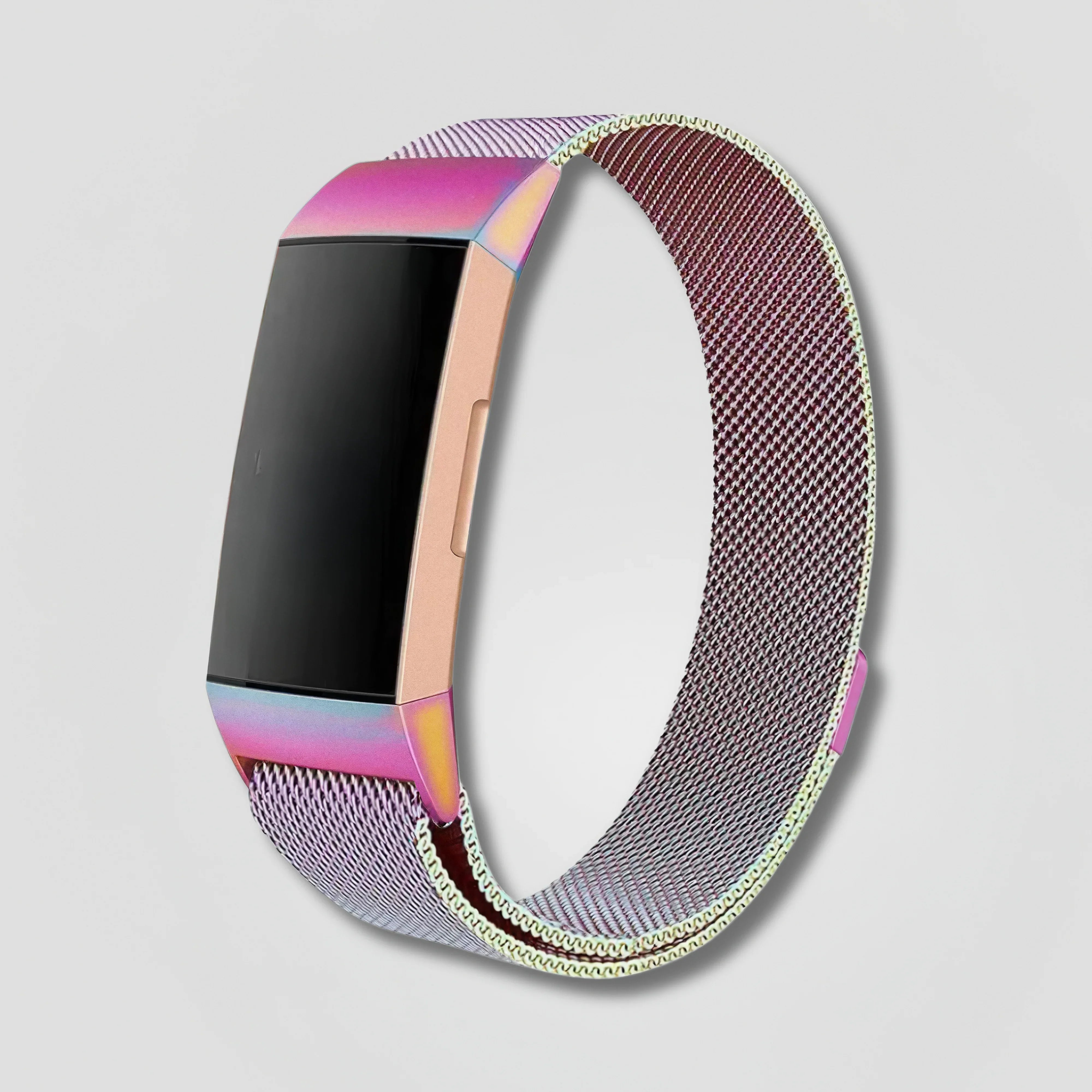 Image of Lurea — Magnetic Milanese (Opal Chrome) — Fitbit Charge 3/4 - Nothing but Bands