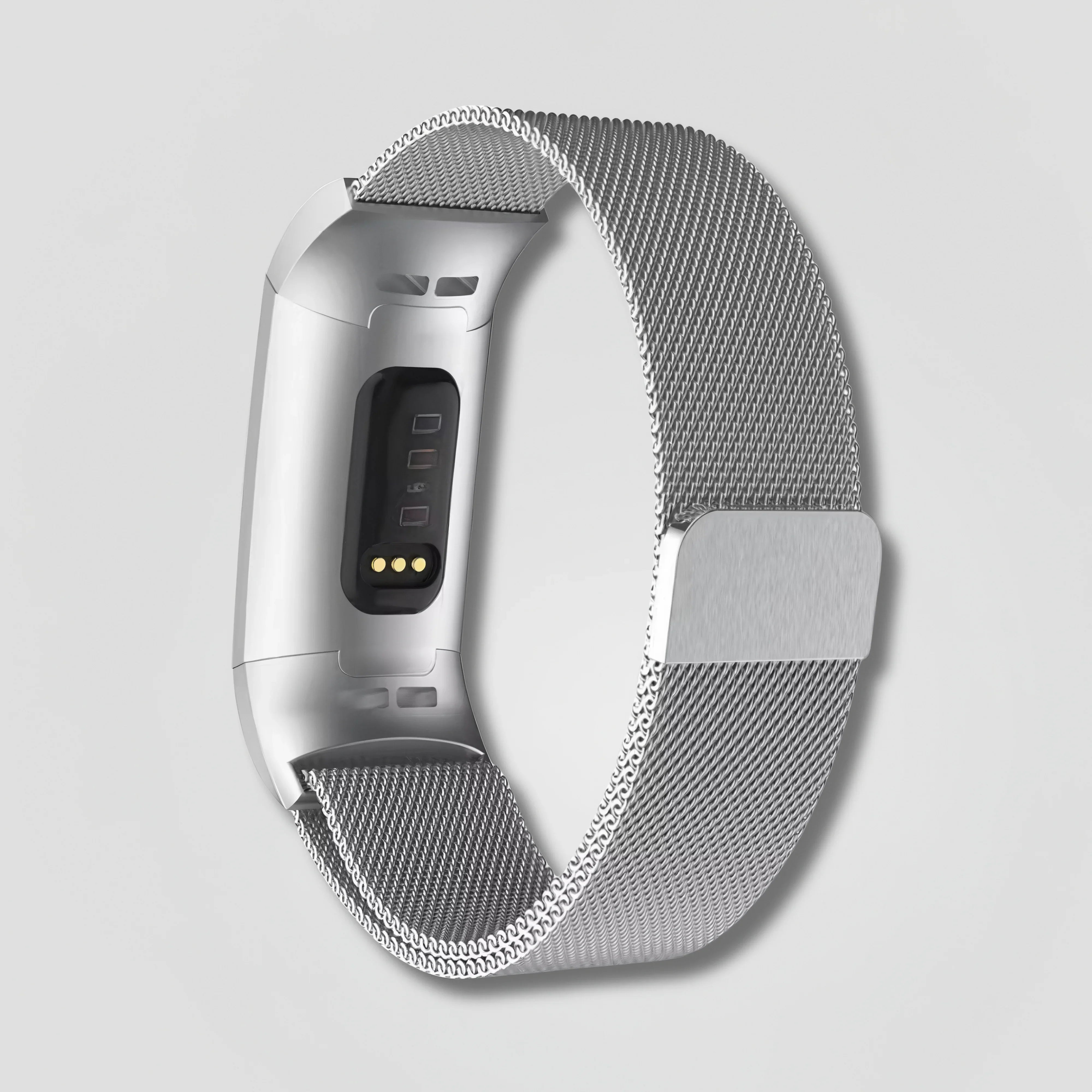 Image of Lurea — Magnetic Milanese (Silver) — Fitbit Charge 3/4 - Nothing but Bands