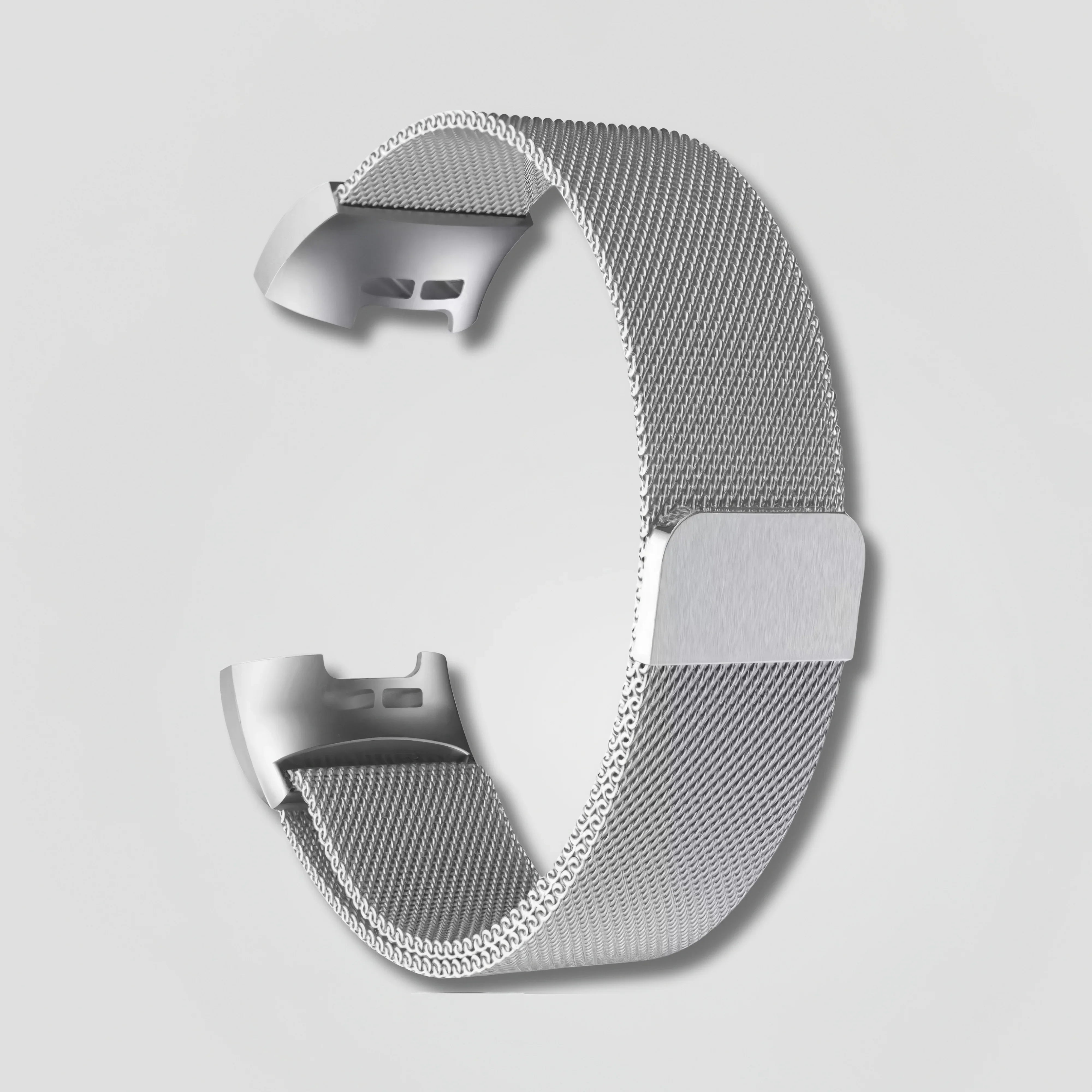 Image of Lurea — Magnetic Milanese (Silver) — Fitbit Charge 3/4 - Nothing but Bands