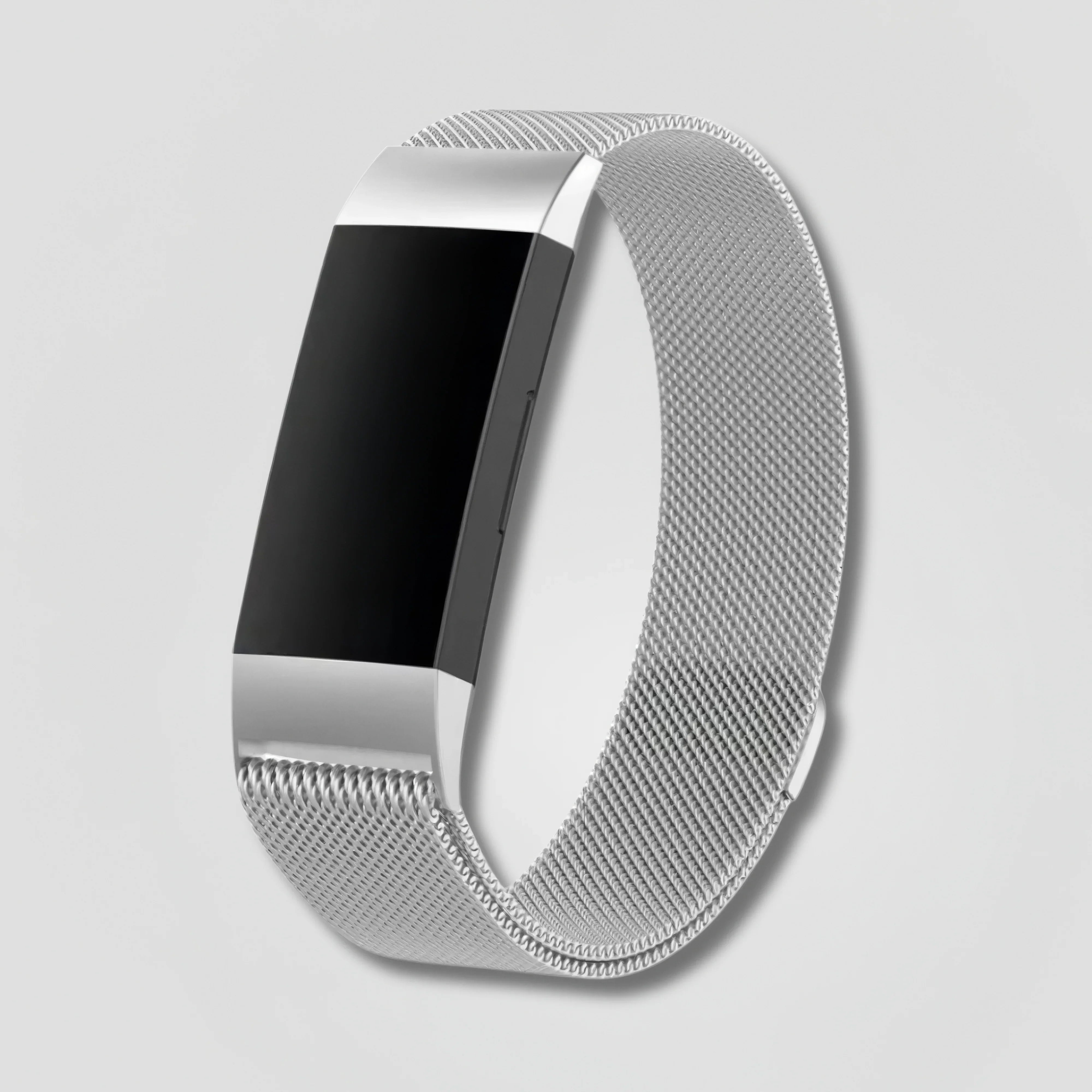 Lurea — Magnetic Milanese (Silver) — Fitbit Charge 3/4 - Nothing but Bands