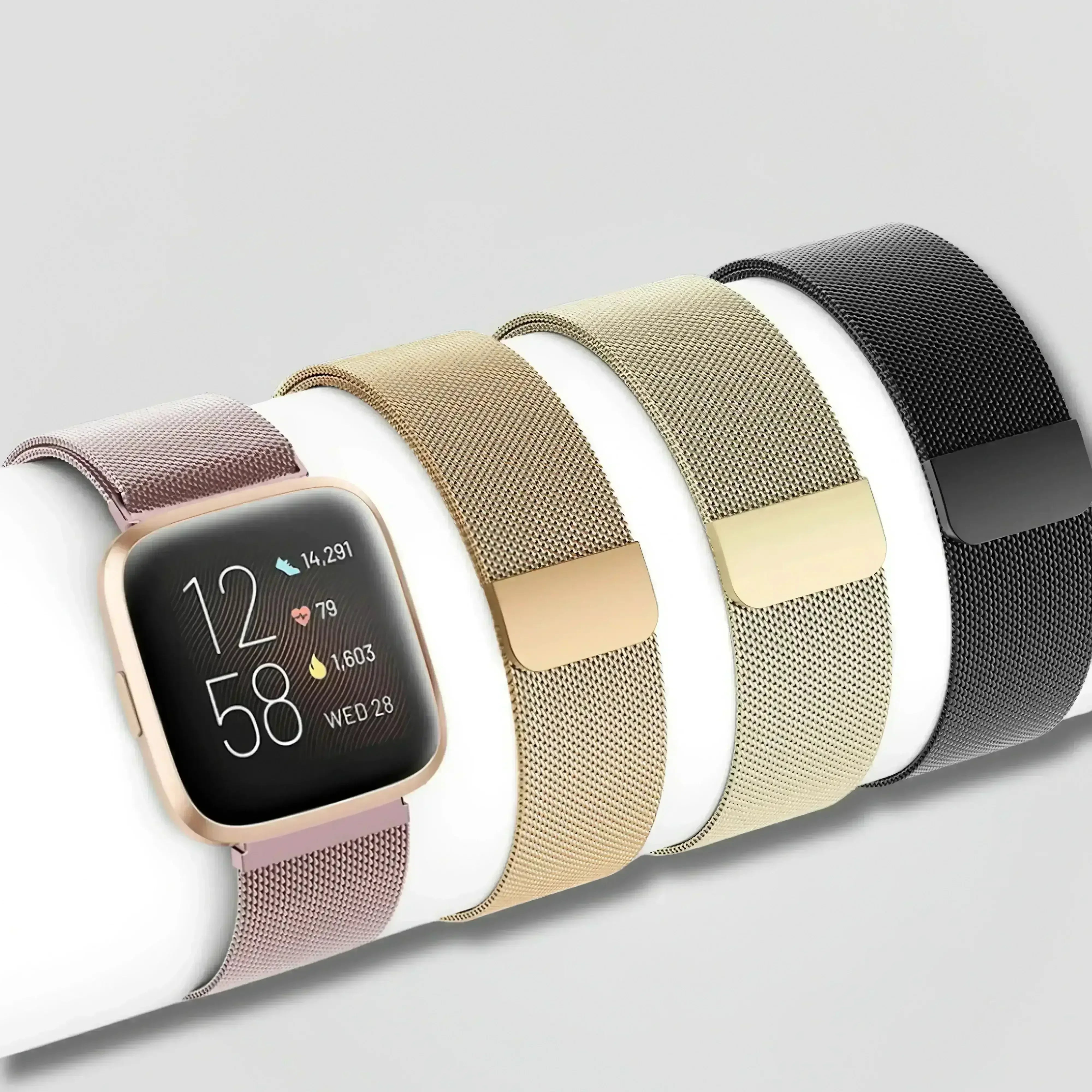 Image of Nova — Magnetic Milanese — Fitbit Versa 3/4 & Sense 1/2