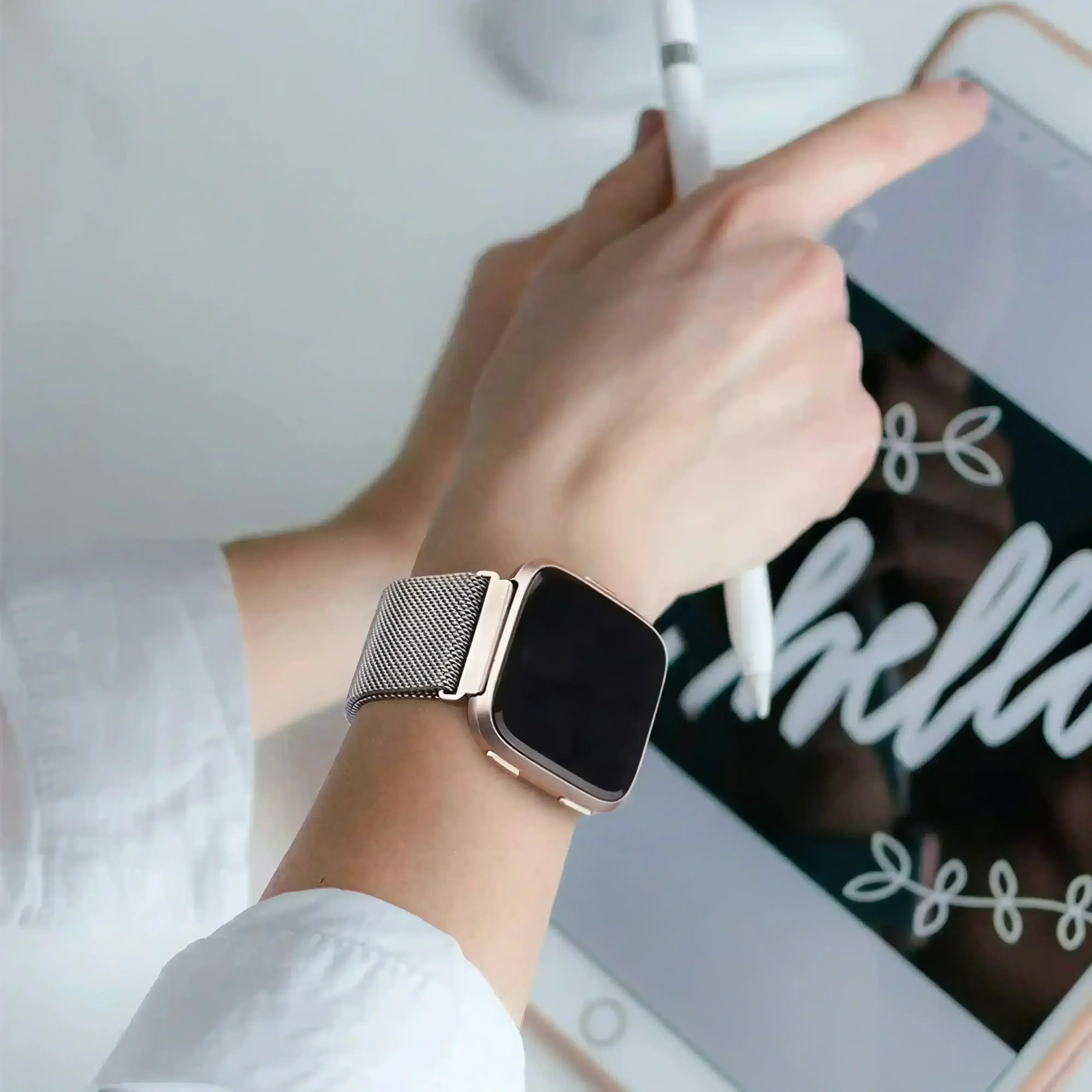 Image of Nova — Magnetic Milanese — Fitbit Versa 3/4 & Sense 1/2