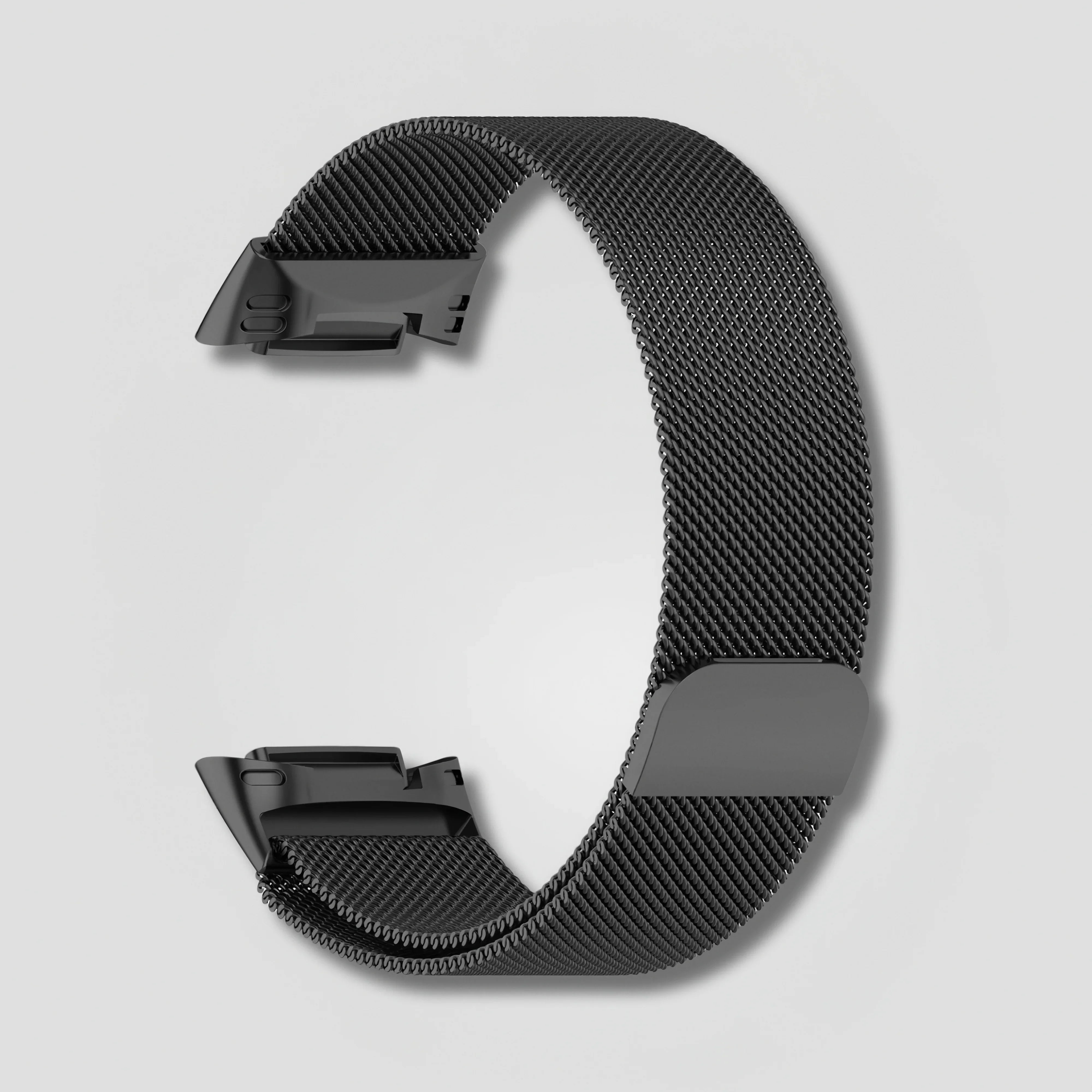 Orivo — Magnetic Milanese (Black) — Fitbit Charge 5/6 - Nothing but Bands