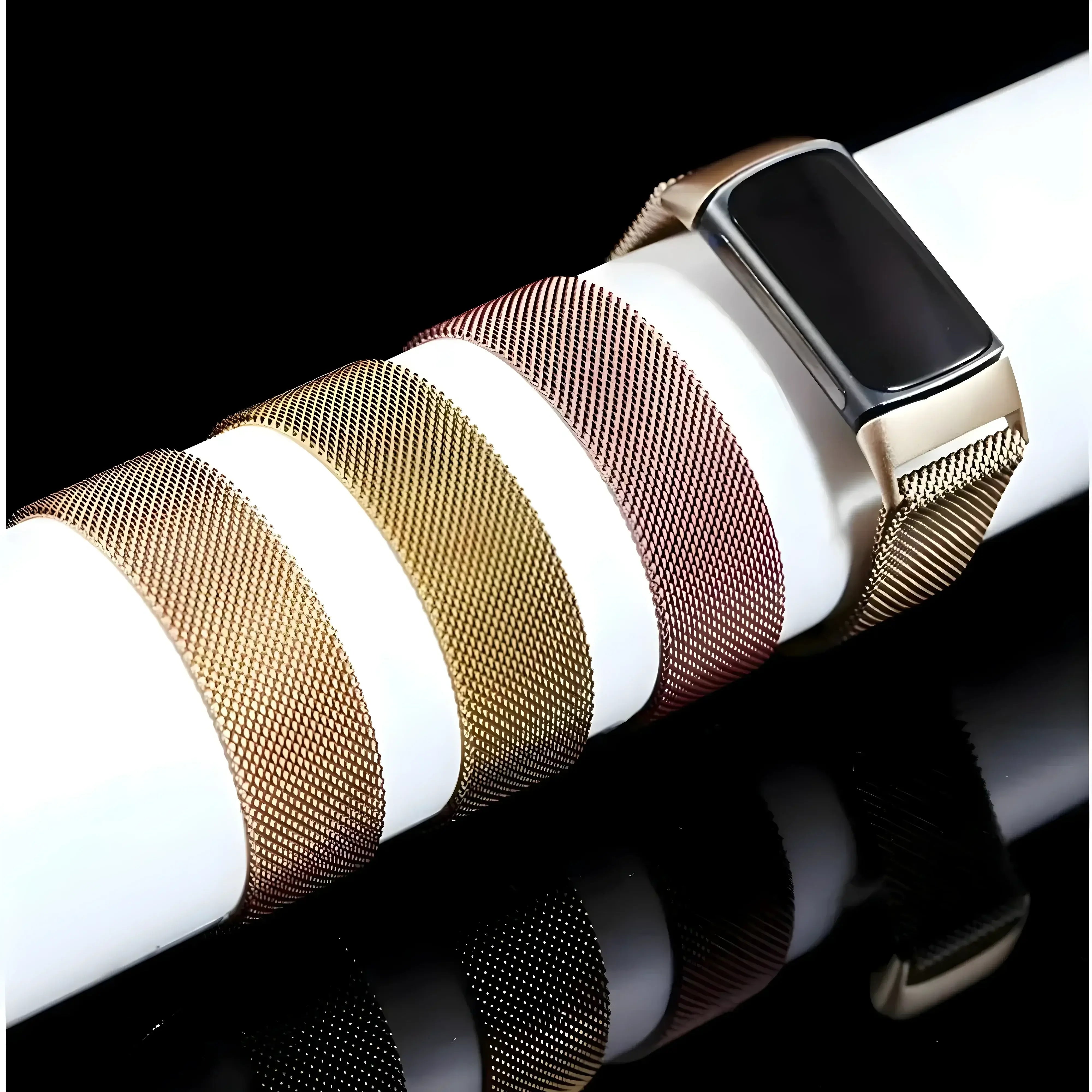 Image of Orivo — Magnetic Milanese (Black) — Fitbit Charge 5/6