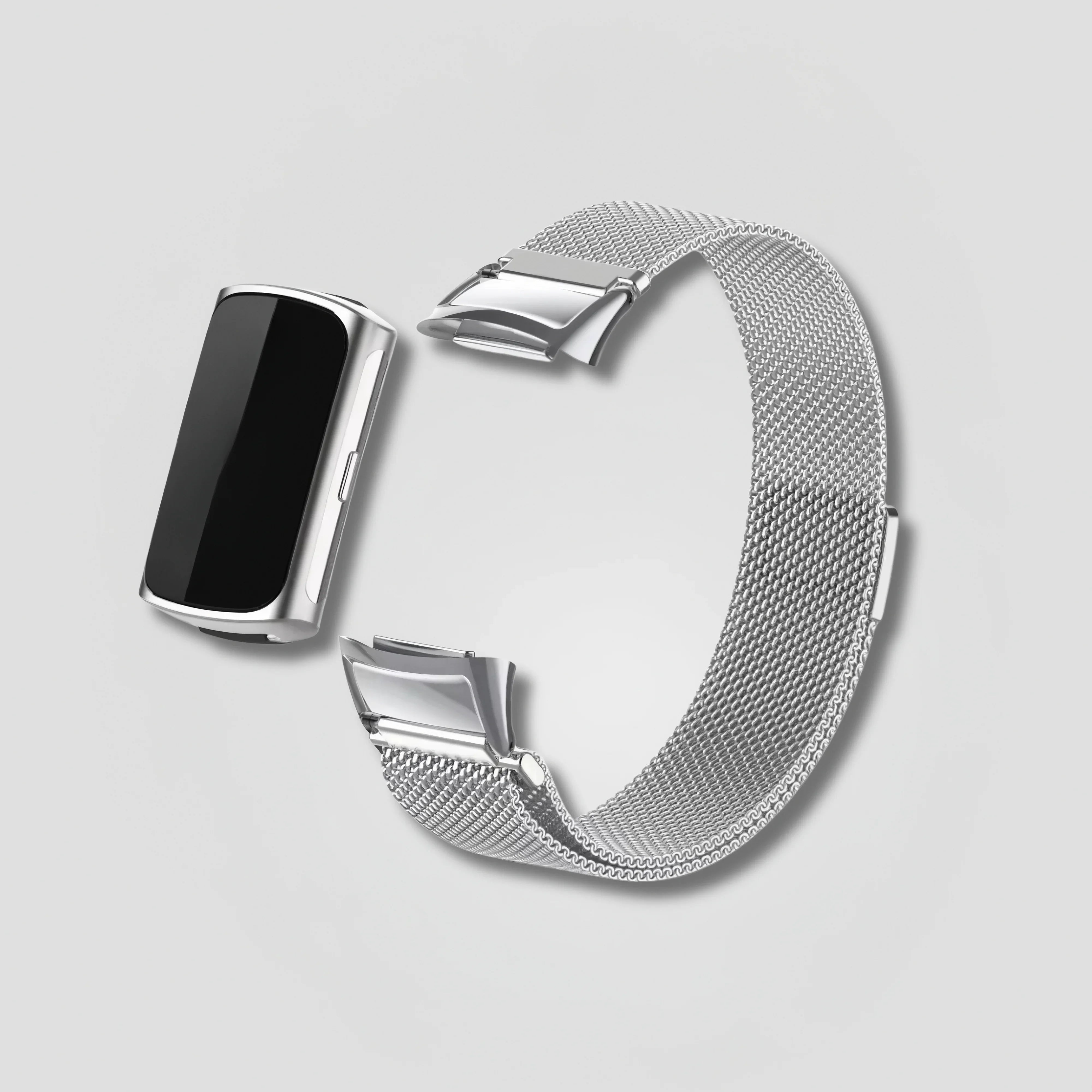Orivo — Magnetic Milanese (Silver) — Fitbit Charge 5/6 - Nothing but Bands