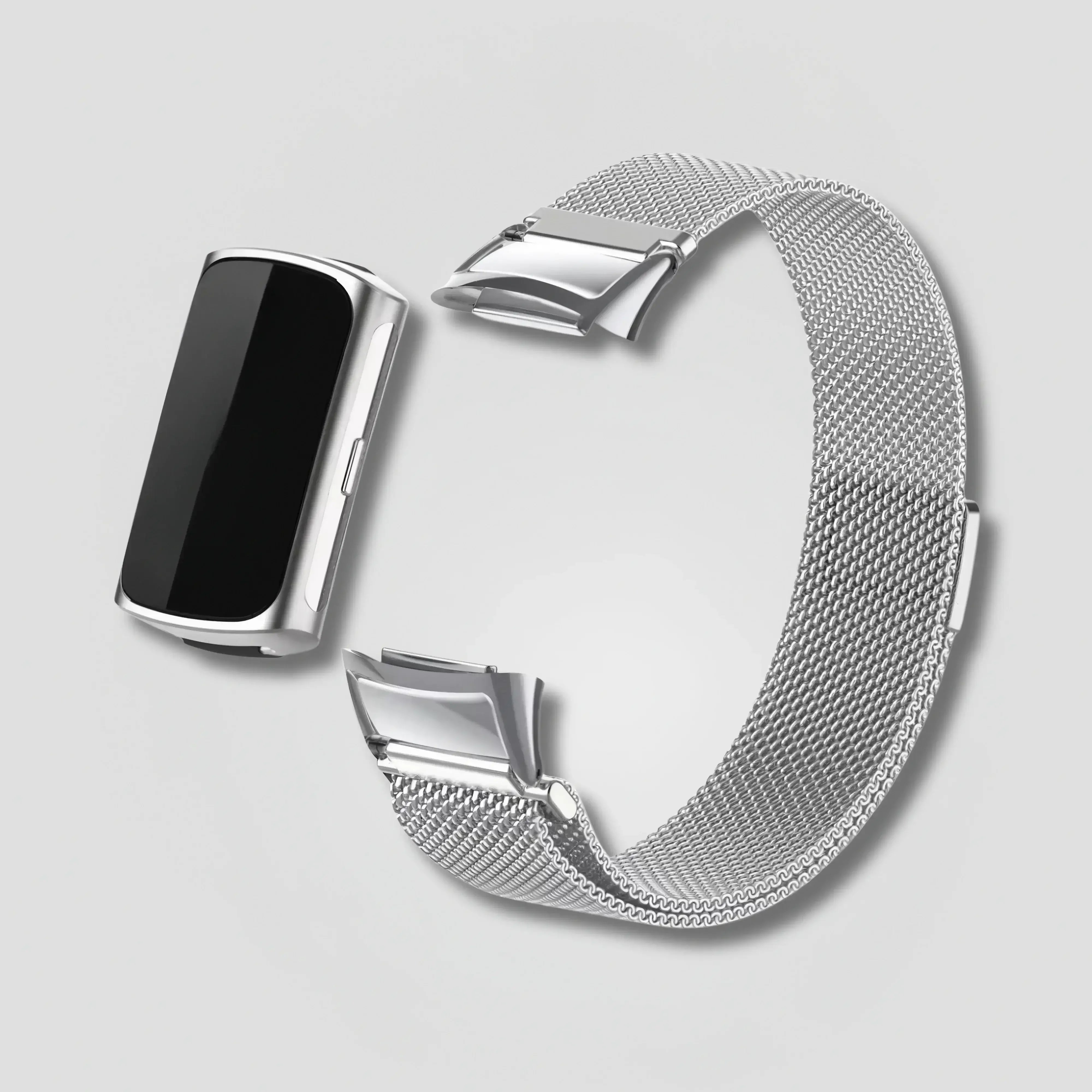 Image of Orivo — Magnetic Milanese (Silver) — Fitbit Charge 5/6 - Nothing but Bands
