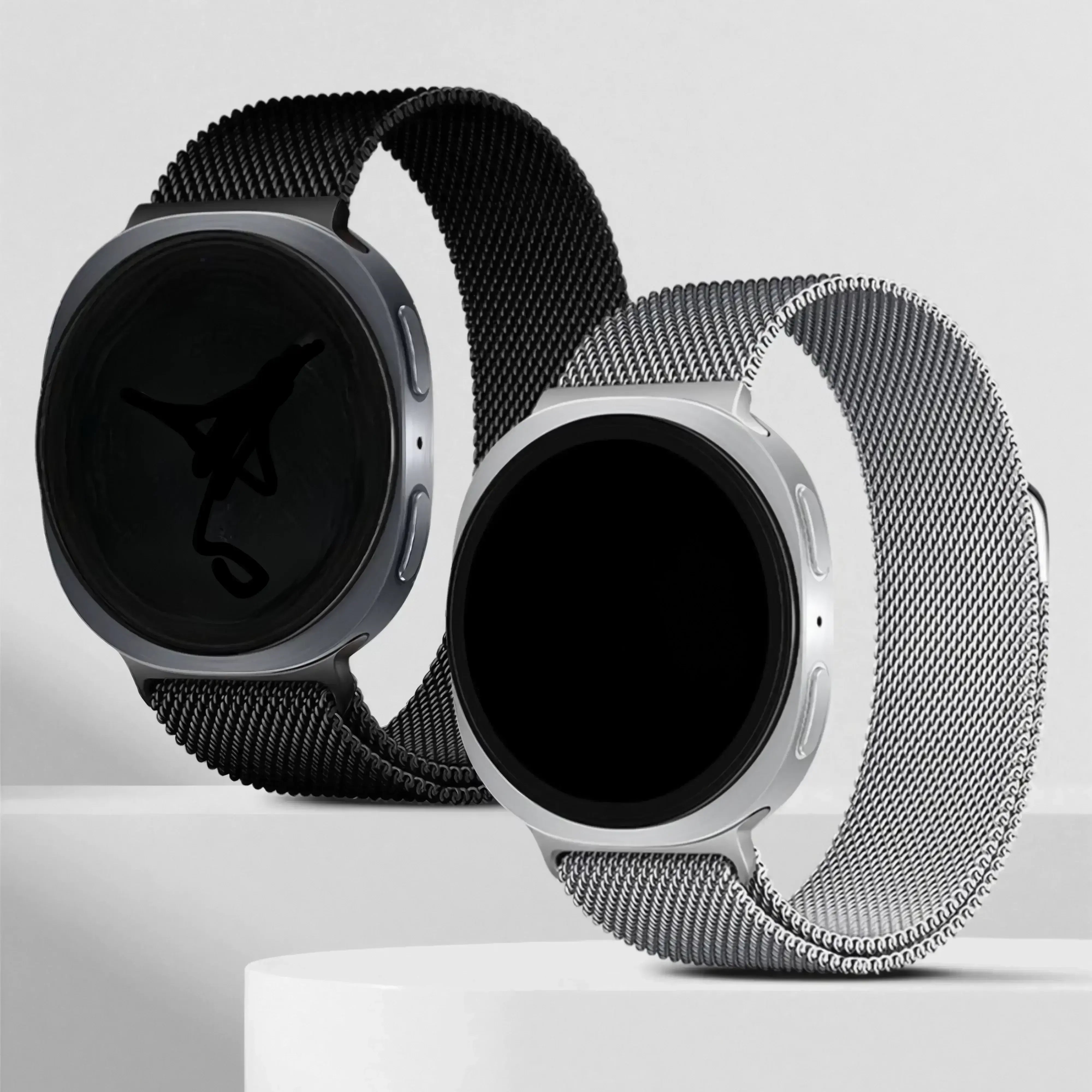 Image of Oryn — Magnetic Milanese (Silver) — Galaxy Watch 8 - Nothing but Bands