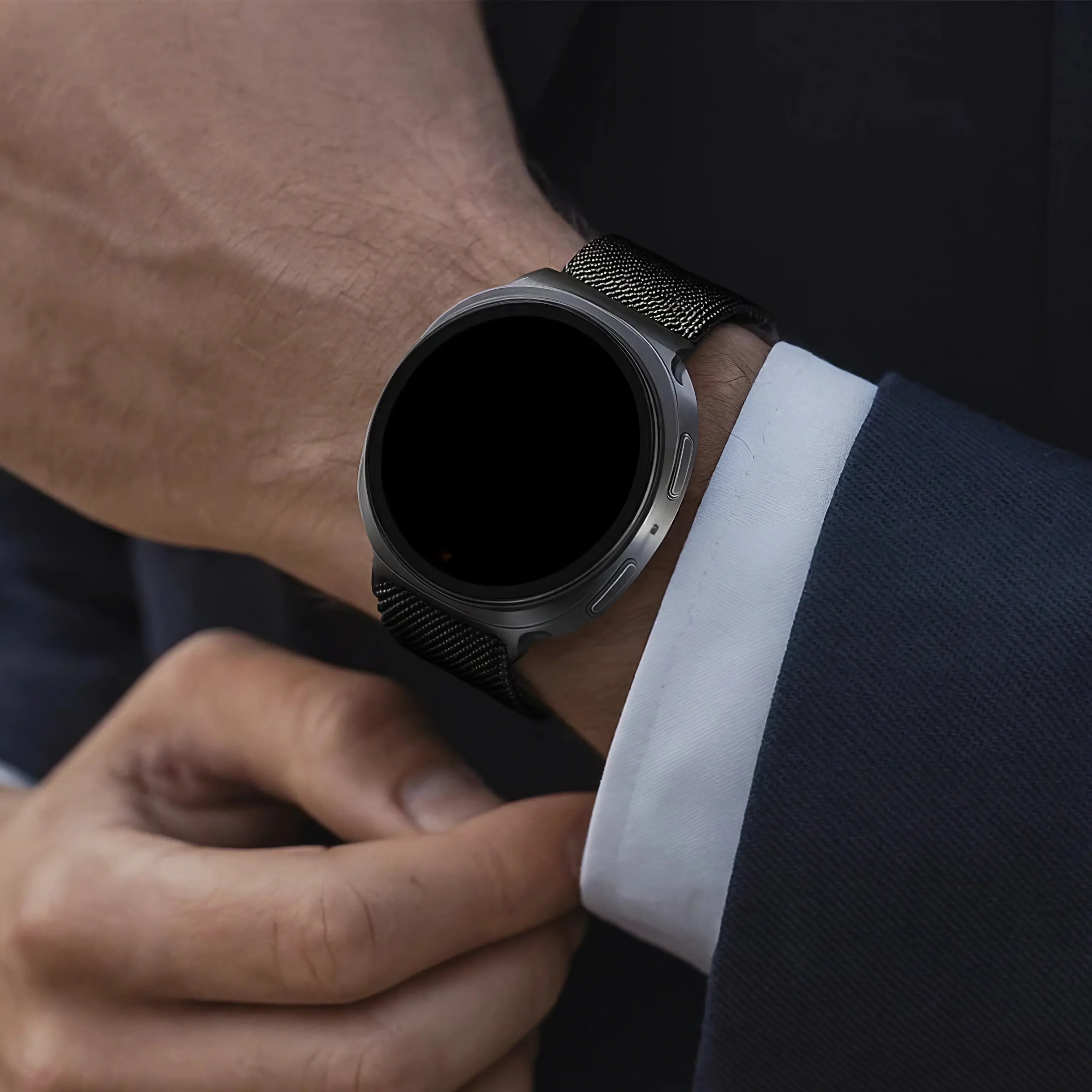 Image of Oryn — Magnetic Milanese (Silver) — Galaxy Watch 8 - Nothing but Bands