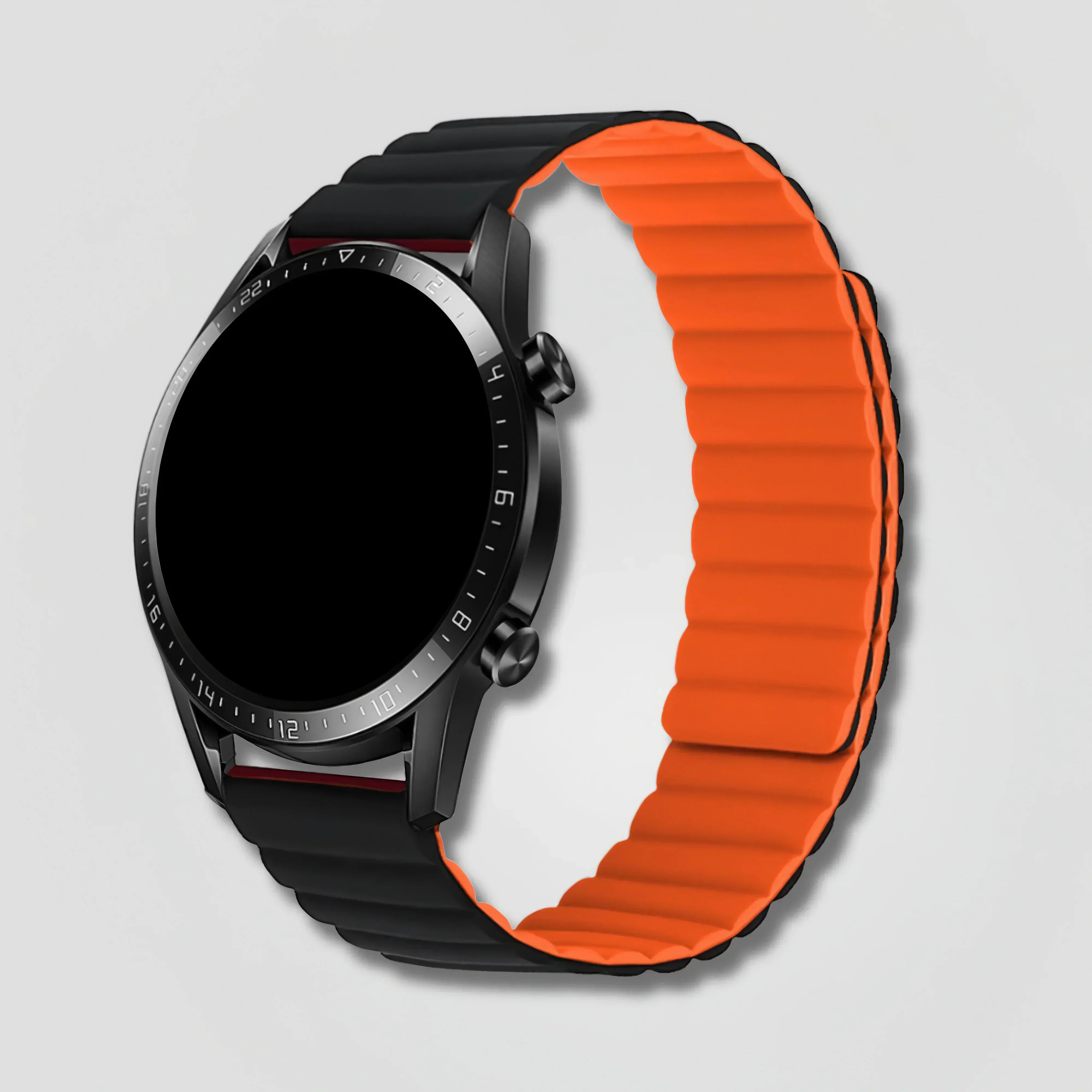 Image of Rovan — Magnetic Loop (Black & Orange) — Quick Release 22mm - Nothing but Bands